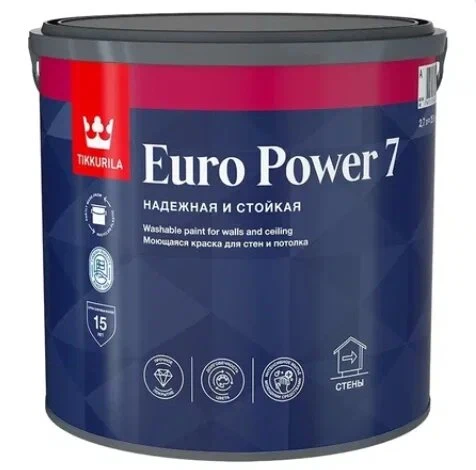 🎨 TIKKURILA – КАЧЕСТВО, ПРОВЕРЕННОЕ ГОДАМИ ⭐

Акрилатная краска для стен и потолков.
Идеальный выбо