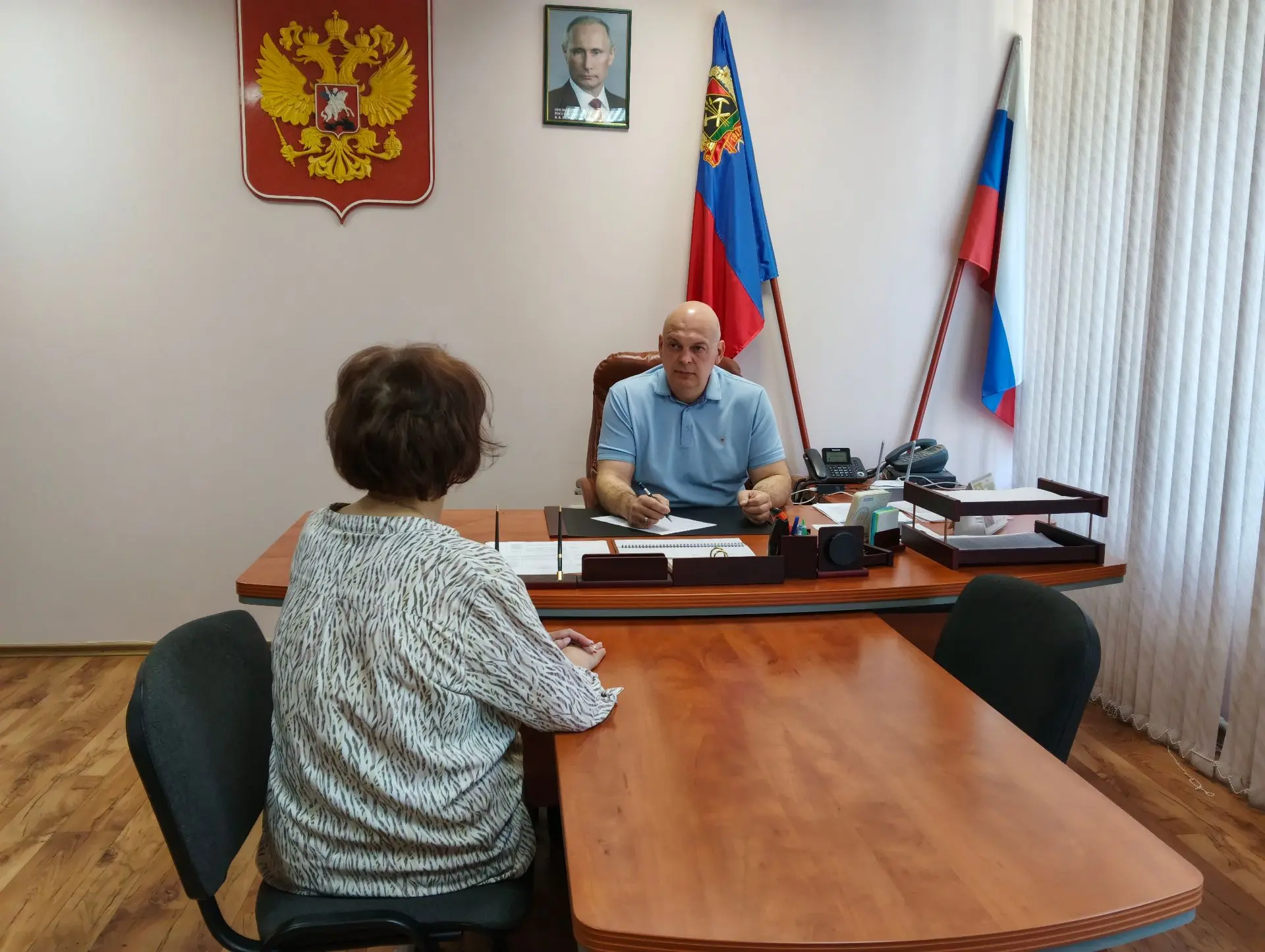 Председатель Совета народных депутатов Мысковского городского округа Алексей Борисович Архипов прове