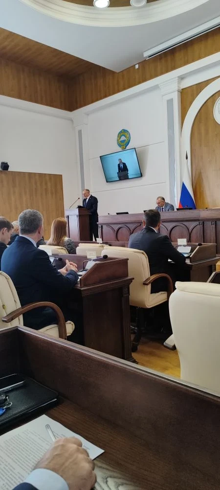 📣Сегодня 26 марта 2026 года председатель Контрольно-счетной палаты Черкесска Мурат Бедраев и замест