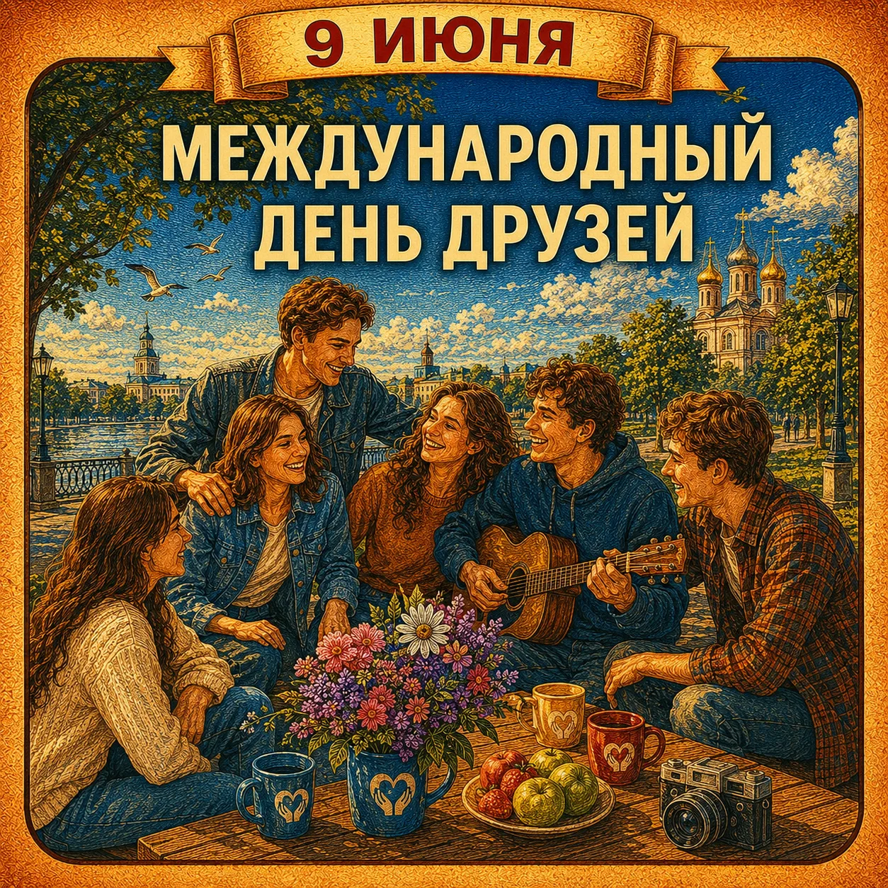 🤝9 июня - Международный день друзей

Все народы во все времена почитали дружбу величайшей социально