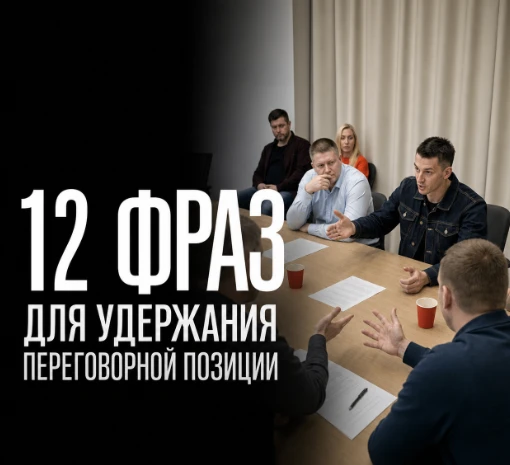 🤝 В переговорах побеждает не тот, кто давит, а тот, кто знает, что сказать в нужный момент. 

Мы по