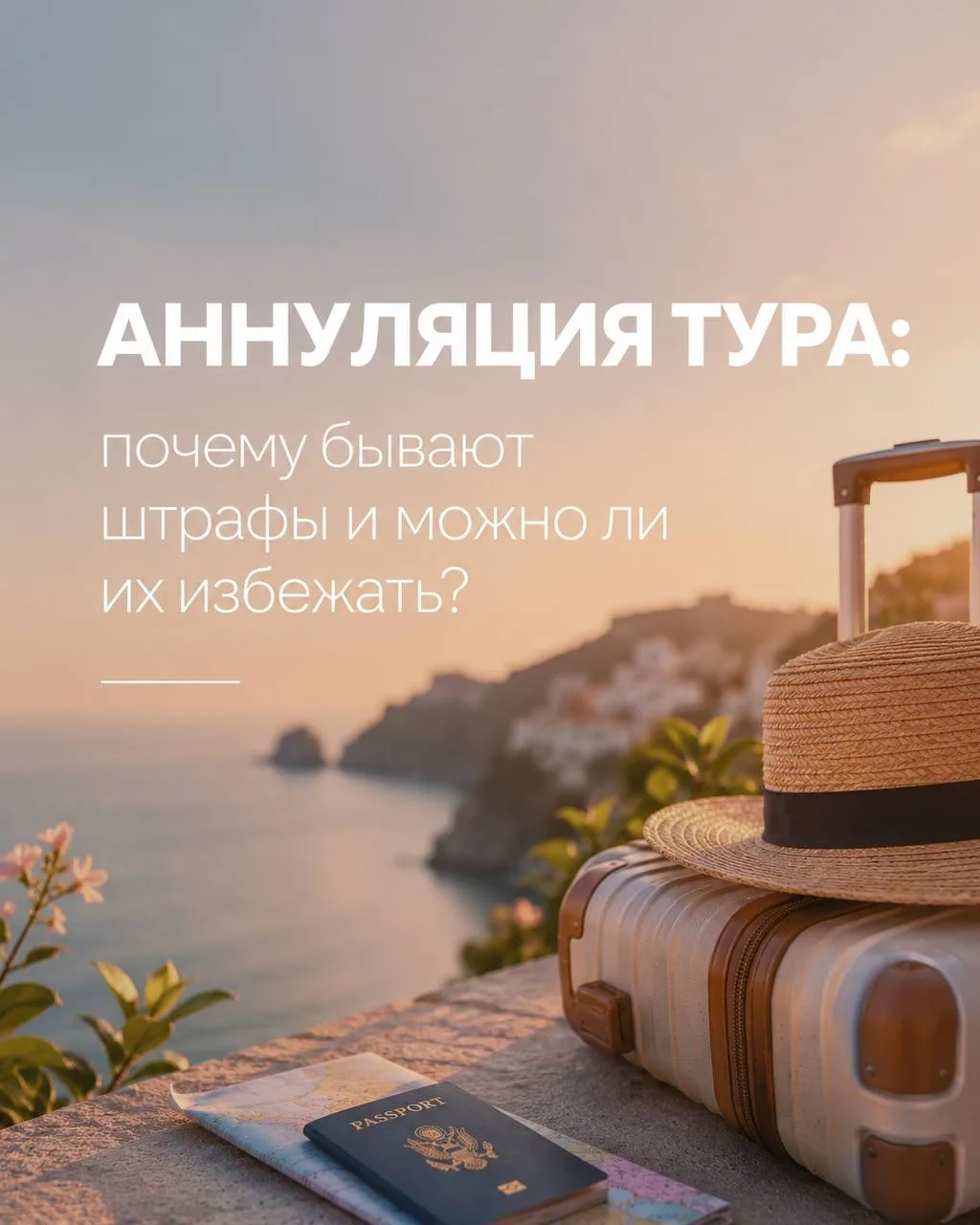 ❌ Аннуляция тура: почему бывают штрафы и можно ли их избежать?

Иногда обстоятельства меняются: забо