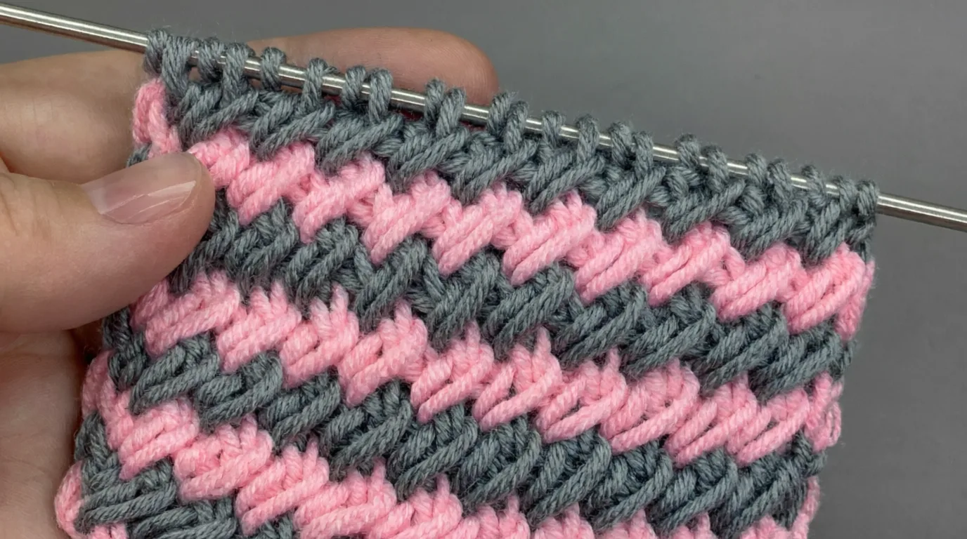 🧶 «ДВУХСТОРОННИЙ УЗОР» — красота внутри и снаружи

📌 Узор, который удивляет: с одной стороны — воз