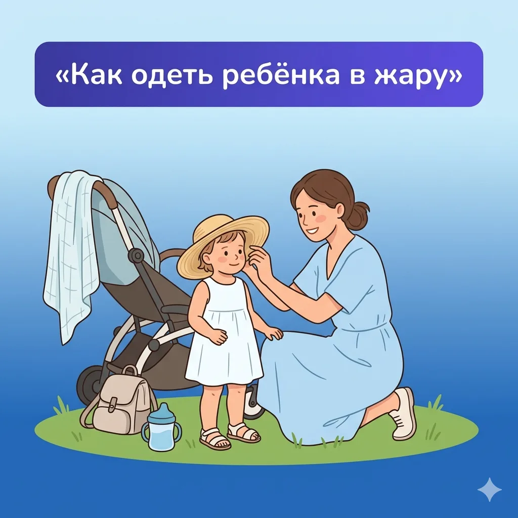 👕 Как одеть ребёнка в жару: не перегреть и не простудить

Каждое лето одно и то же: на улице +28, а