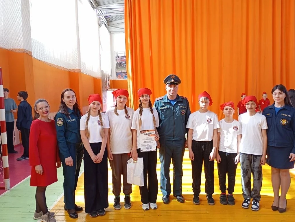 Наша дружина юных пожарных заняла 🥇 1 место в городском конкурсе "Пожарный номер 101"👨‍🚒 Поздравл