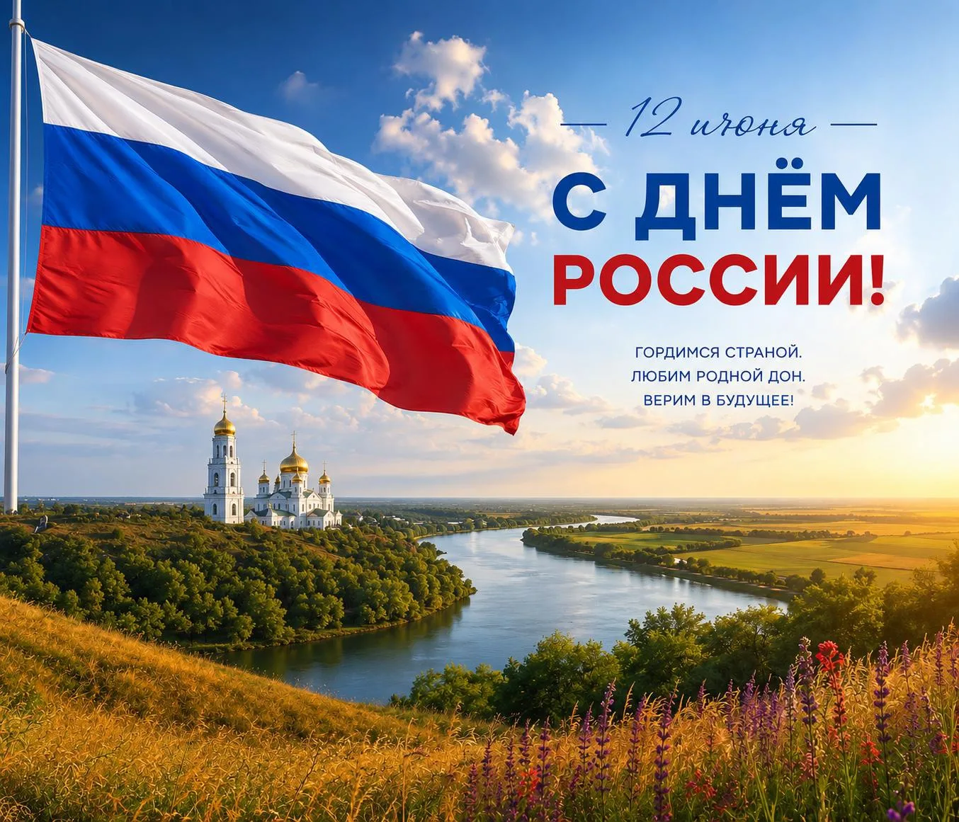 С Днём России!

Для жителей Ростовской области Россия начинается с тихого и могучего Дона. На нашей 
