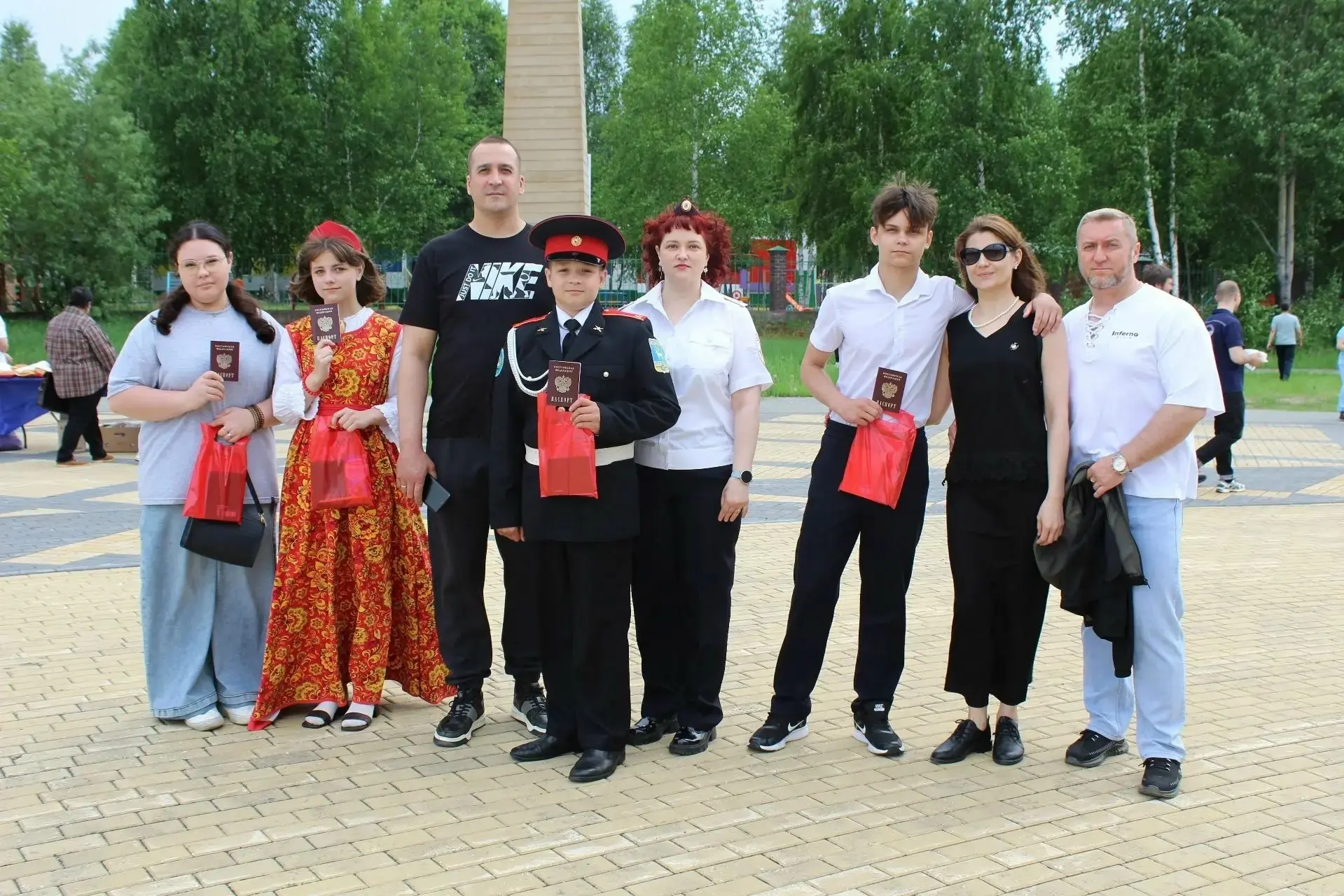 Одним из важных событий в программе празднования Дня России в Белоярском стала торжественная церемон