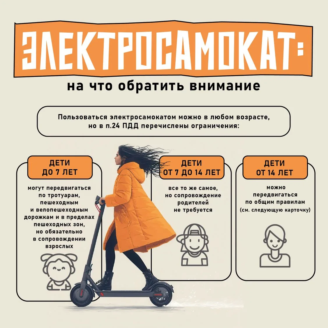 🛴 Электросамокаты позволяют передвигаться быстрее, а освоить правила управления ими легко. Кроме то