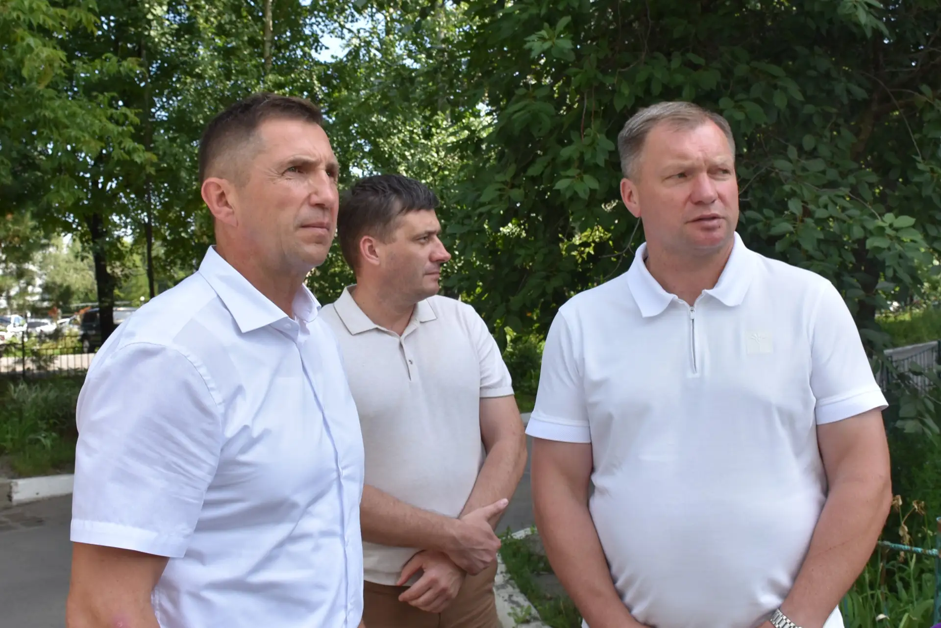 Проверили, как идет капитальный ремонт водопровода в границах улицы Ладожской, проспектов Победы и С