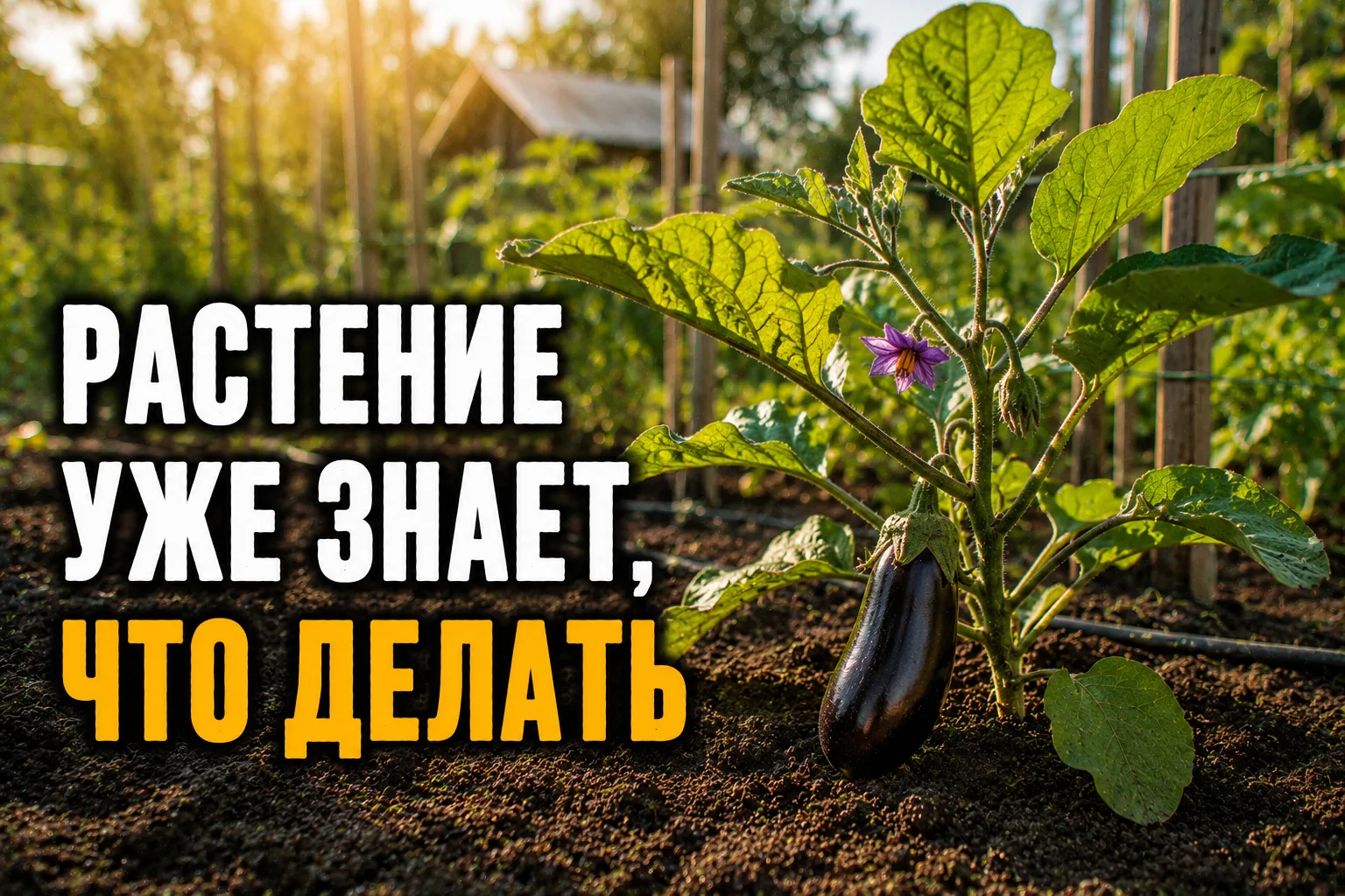 Растение уже знает, что делать

Нам кажется, что без нашей помощи оно не справится.

Но многие проце