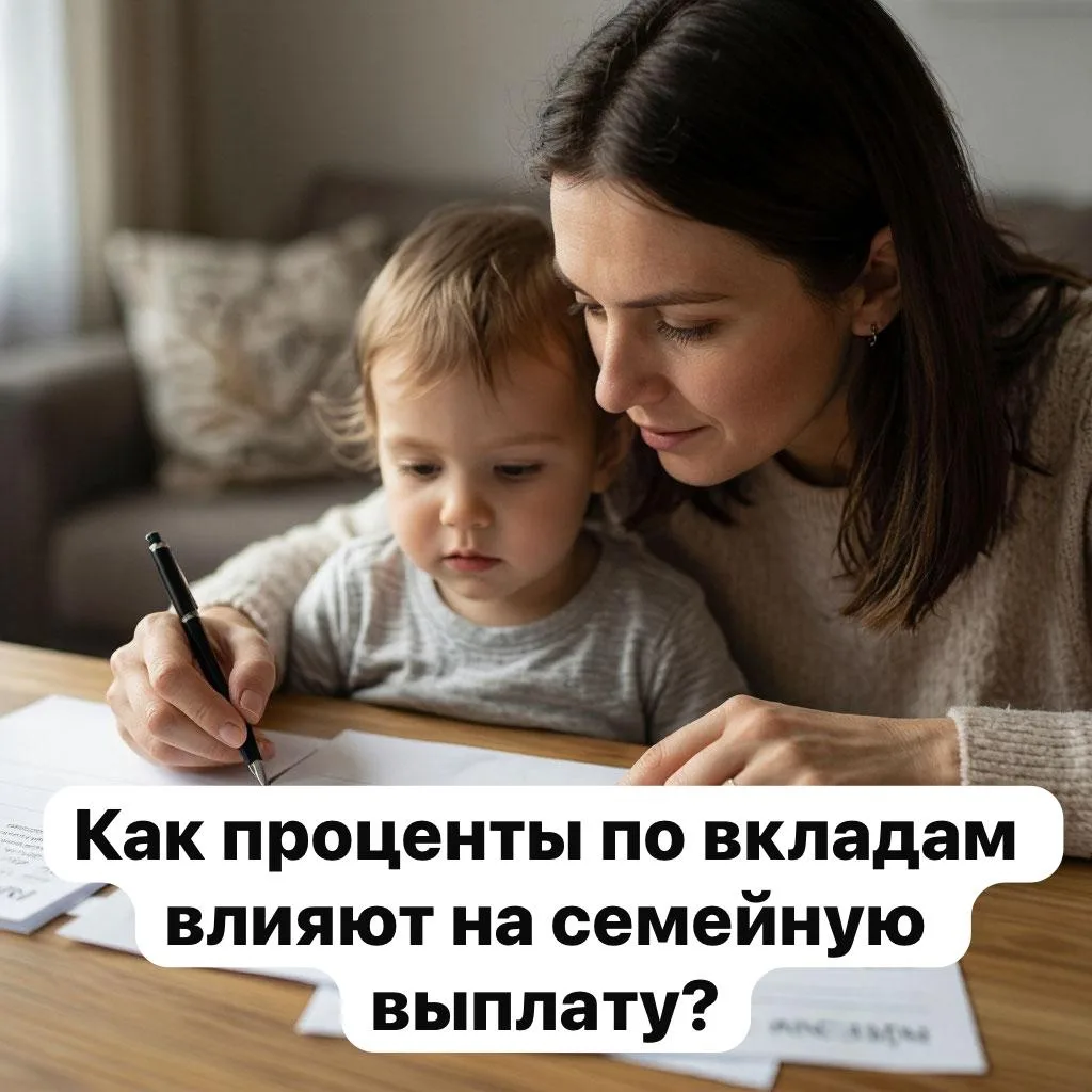 Как проценты по вкладам влияют на семейную выплату?

🔹 Коротко
Проценты учитываются при расчете сре