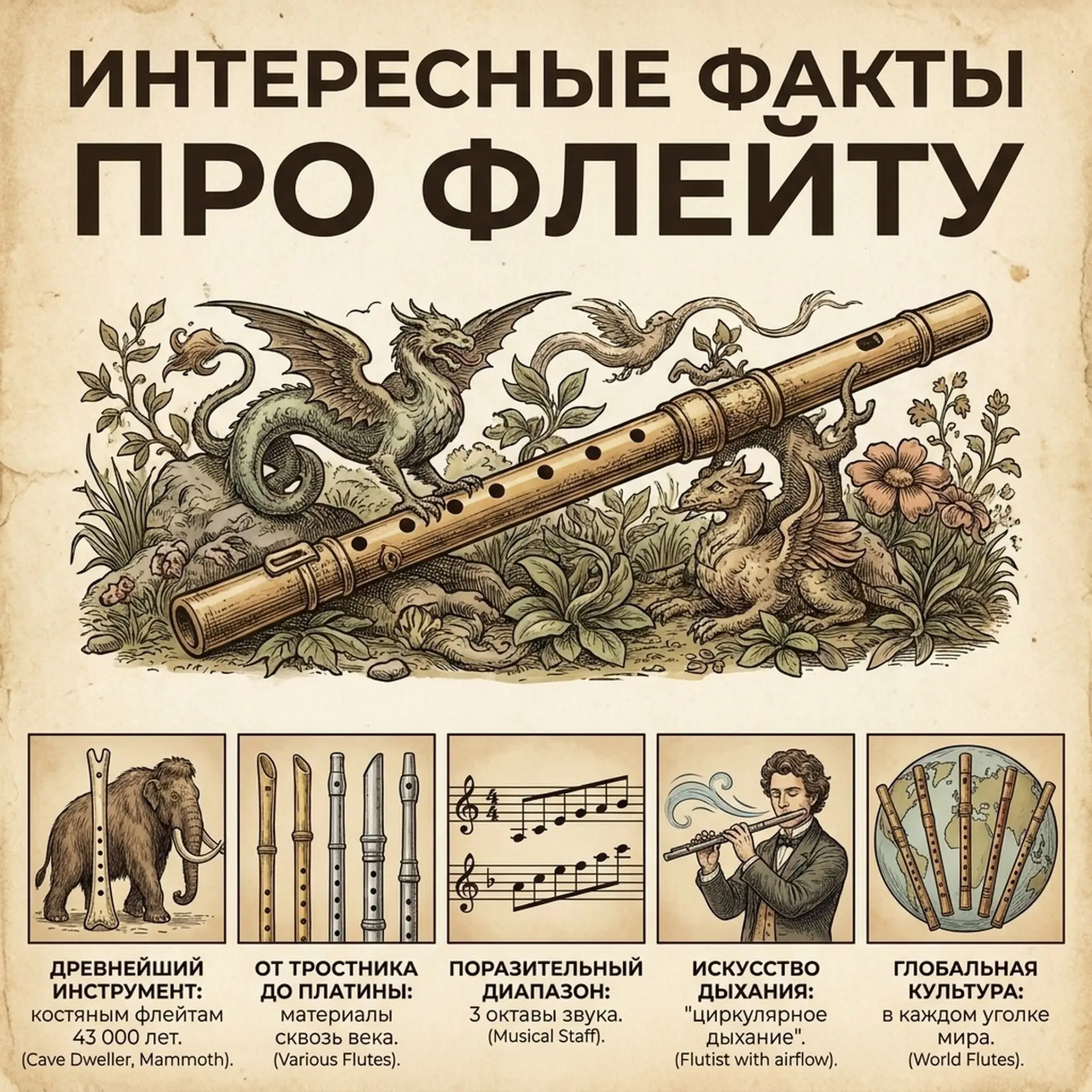 Флейта — это вам не просто дудочка! 🎶

Думаете, флейта — это такой нежный инструмент из оркестра? К