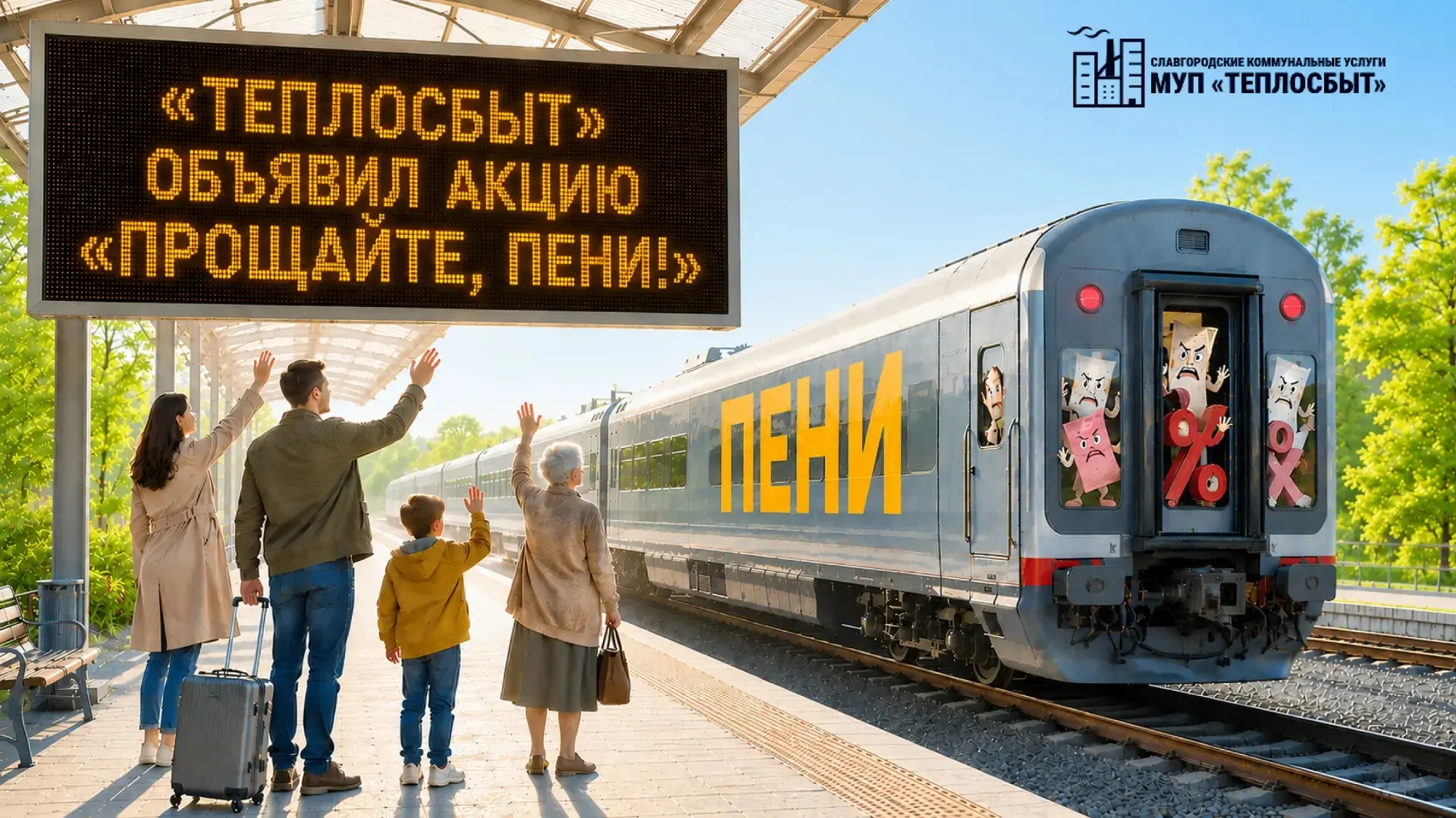 Прощайте, пени! 🎉

МУП «Теплосбыт» в Славгороде дарит своим клиентам отличный шанс начать с чистого