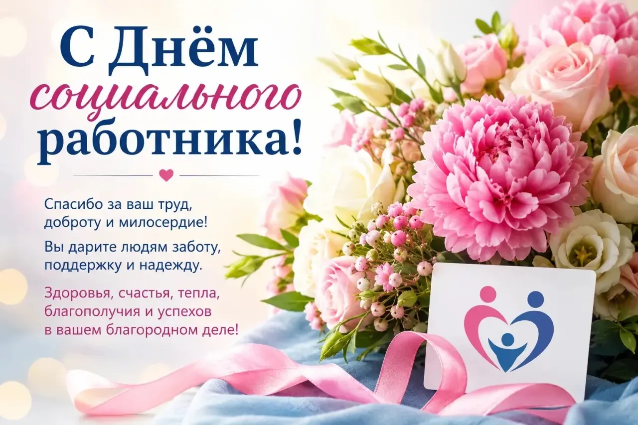 🤝С Днём социального работника!

Ваша работа — настоящий подвиг, требующий огромного терпения, душев
