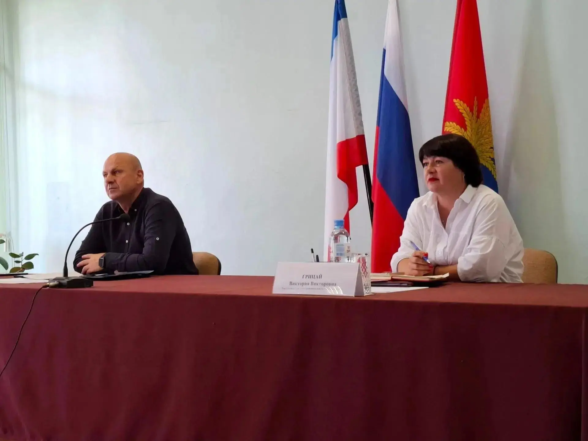 ✅ Председатель Советского районного совета Виктория Грицай приняла участие в совещании по социально 