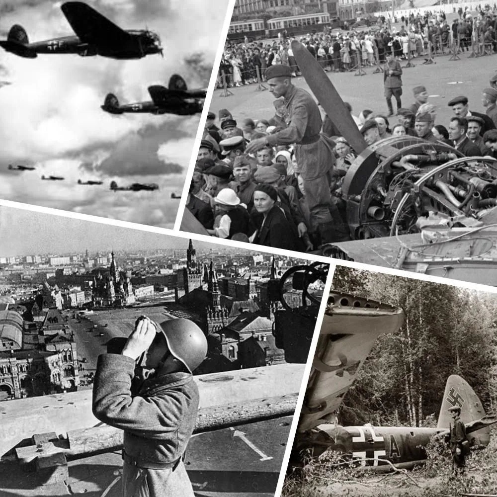 В ночь с 21 на 22 июля 1941 года был отражен первый массированный налет немецких бомбардировщиков на
