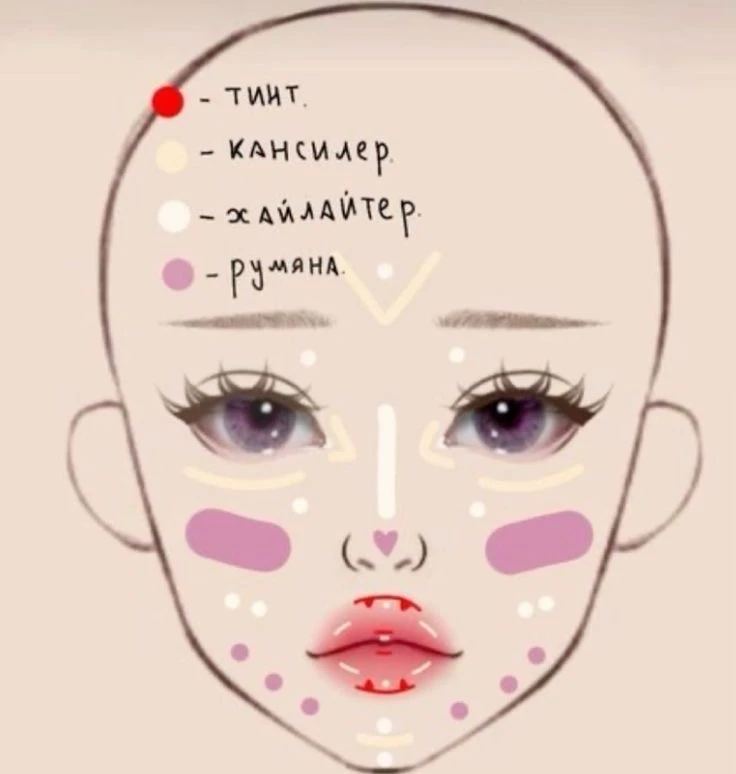 ☆СХЕМЫ МАКИЯЖА 
2 часть

🎀эти схемы помогут создать чистый макияж в школу, на прогулку с подругами 