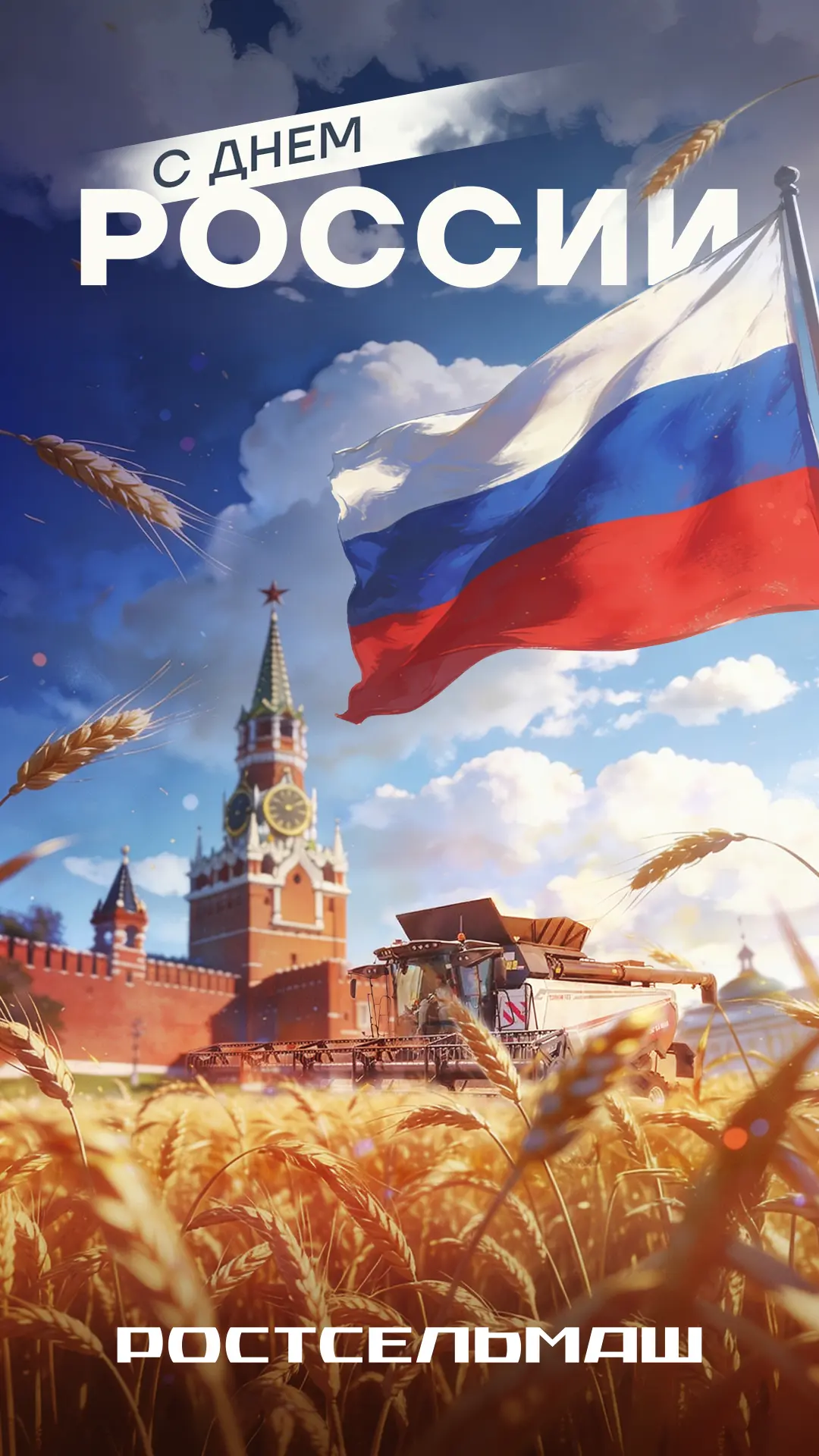 #командаЕХС и Ростсельмаш поздравляет с Днем России! 

Этот праздник объединяет всех, кто своим труд