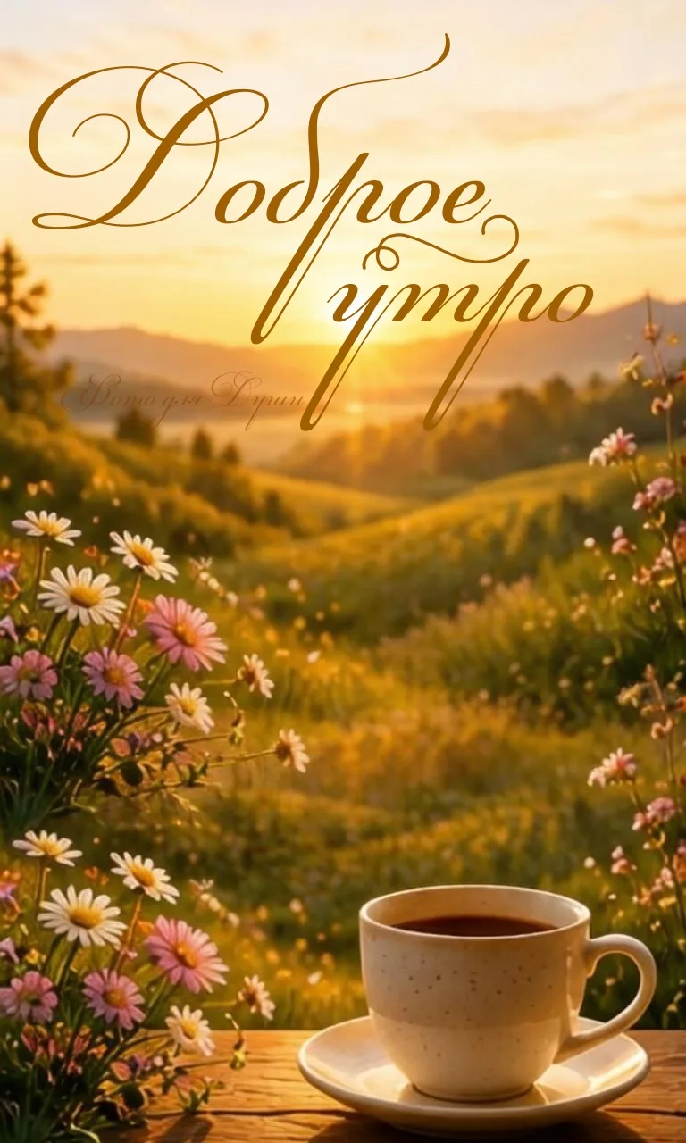 С ДОБРЫМ, ЛАСКОВЫМ УТРОМ !
☀️🌸☕🍃☀️🌸☕☀️🌸☕🍃☀️
Настроения  нам  летнего,  погоды  тёплой,  извести