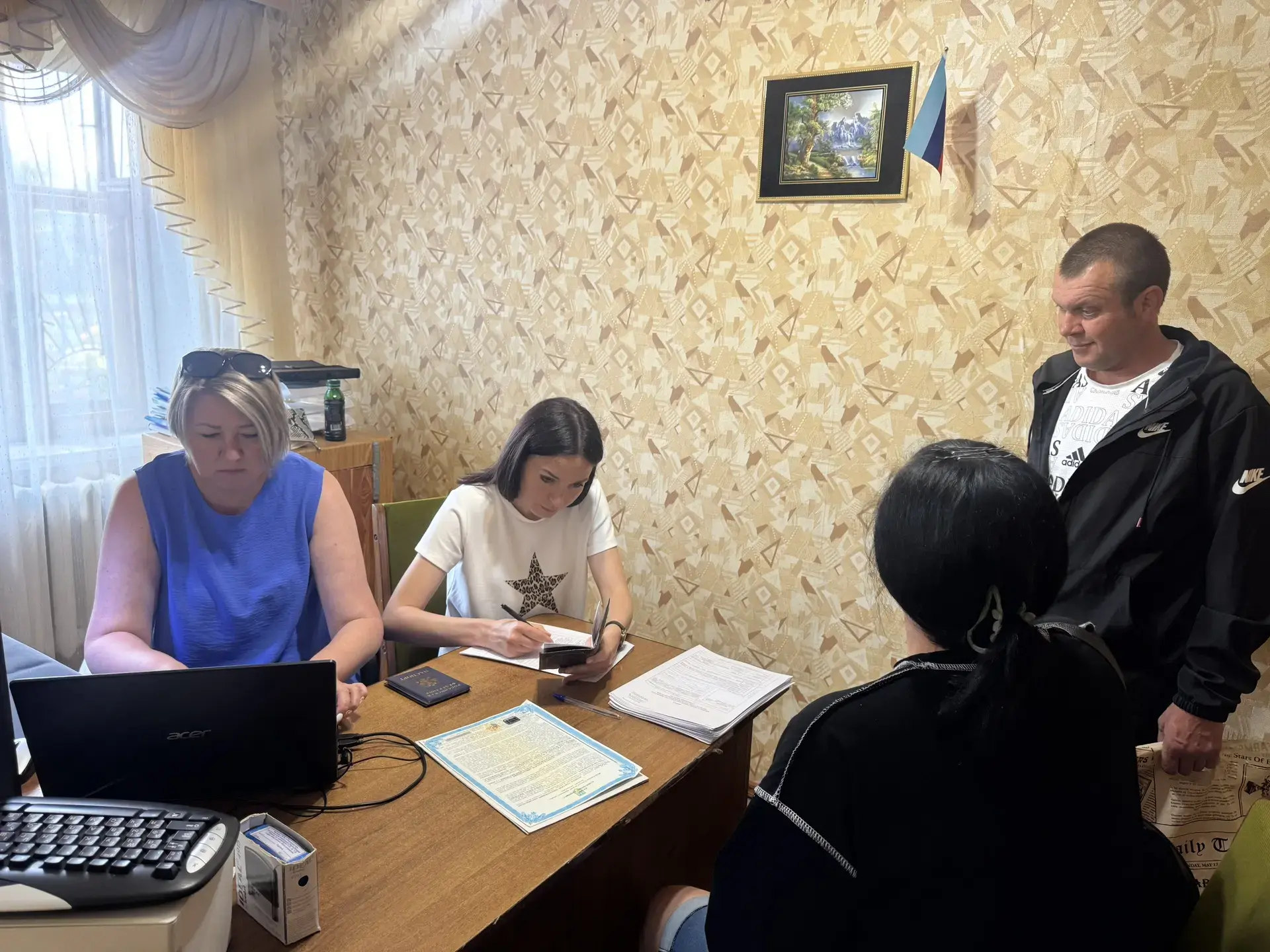 Сегодня в отделе жизнеобеспечения пгт Кленовый состоялся очередной выездной прием специалистов Росре