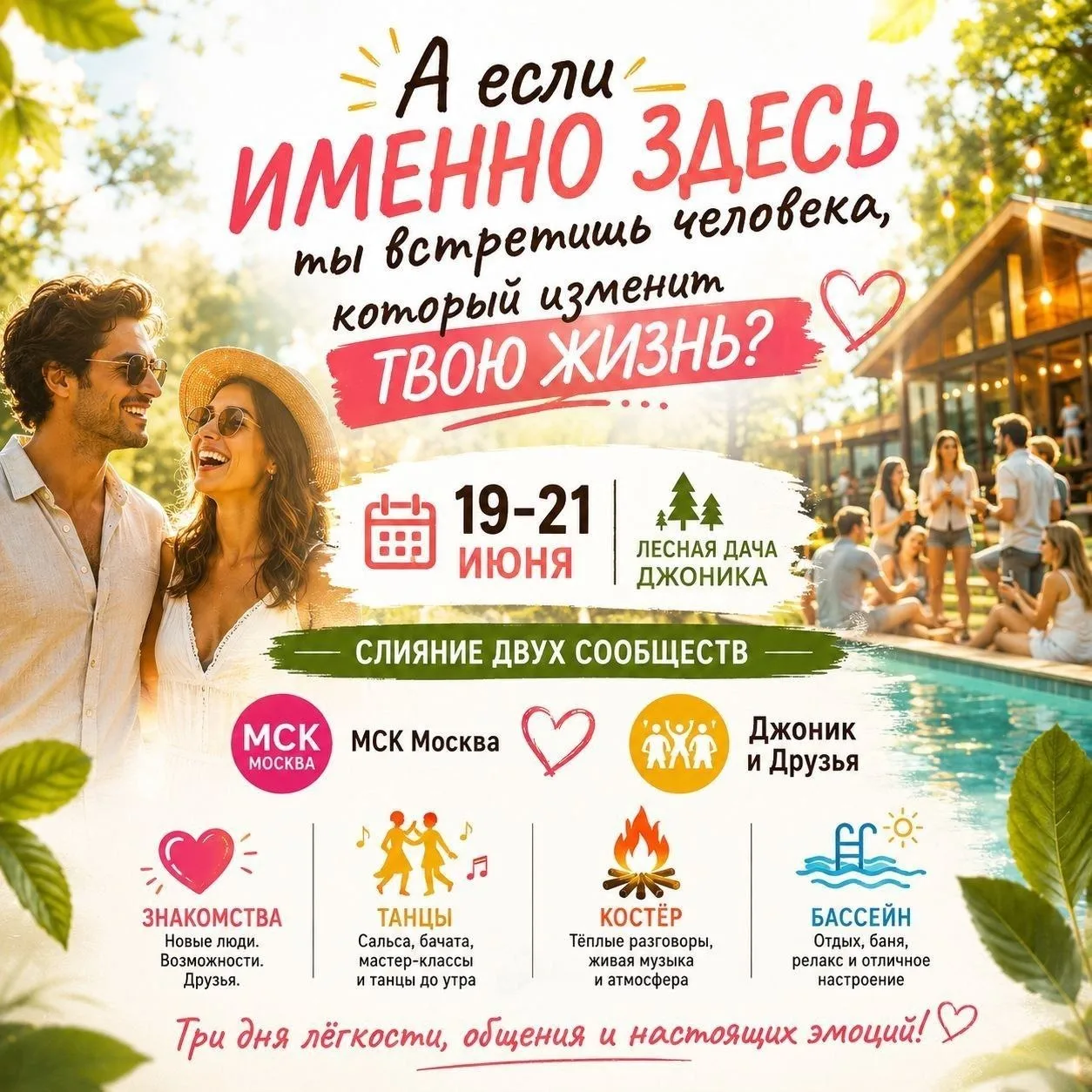 🔥 ДВА СООБЩЕСТВА — ОДИН БОЛЬШОЙ ДВИЖ!

❤️ А если именно здесь начнётся новая глава твоей жизни?

19