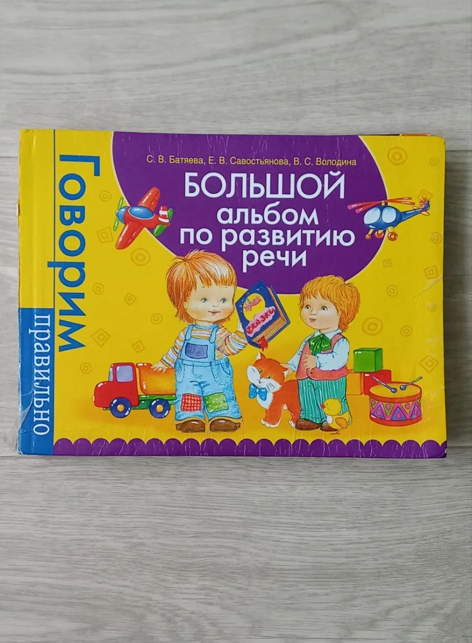 📚 Большой альбом по развитию речи

Занимались по этой книге со старшими детьми, а теперь занимаемся