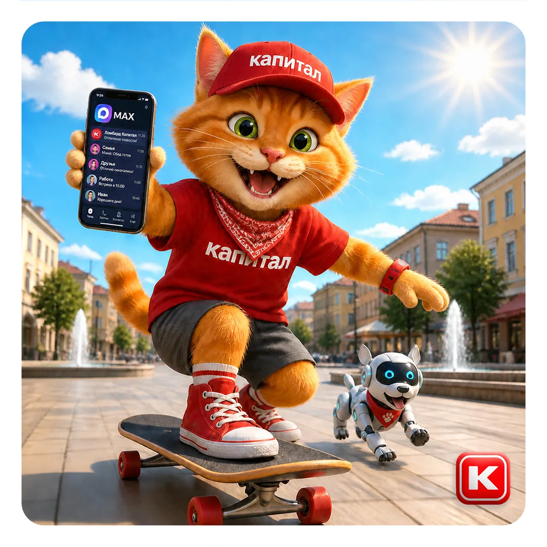 😺 Ломбарсик рекомендует!

Чат‑бот в Максе от "Ломбард Капитал"!

С его помощью вы можете:

✔️ быстр