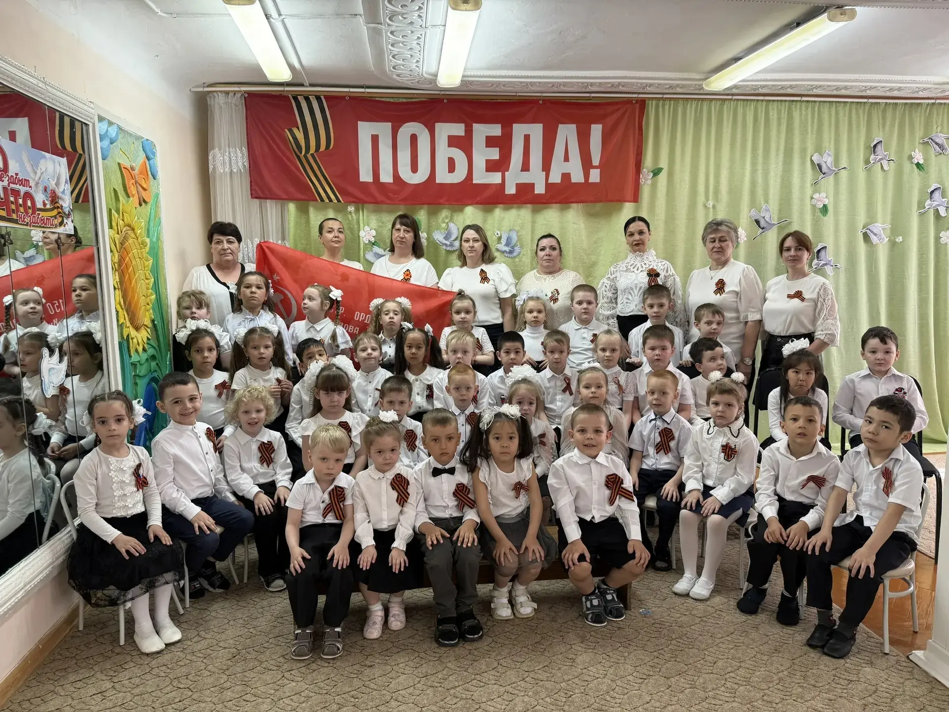 В преддверии празднования Дня Победы в детском саду прошли мероприятия, направленные на укрепление н