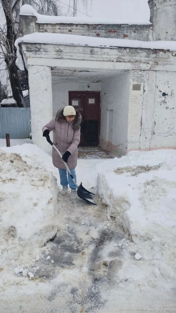 "Снежный субботник" в библиотеках города и района❄️