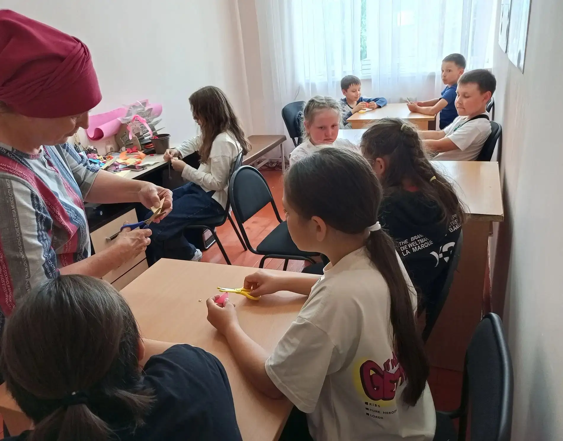 Продолжаются занятия в летнем лагере при ЦДТ имени Героя Советского Союза Н.С.ВЕДЕРНИКОВА.  Целью се