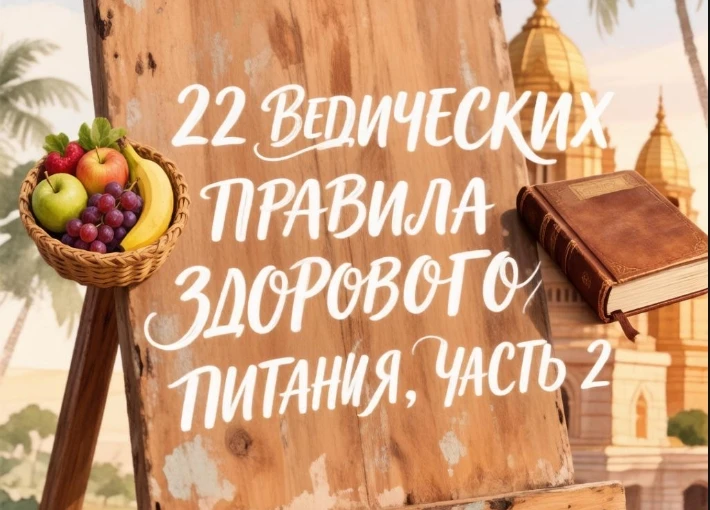 Здоровое питание: 22 ведических правила ЧАСТЬ 2

Эти правила приводятся в Ману-Самхите. Люди в ведич