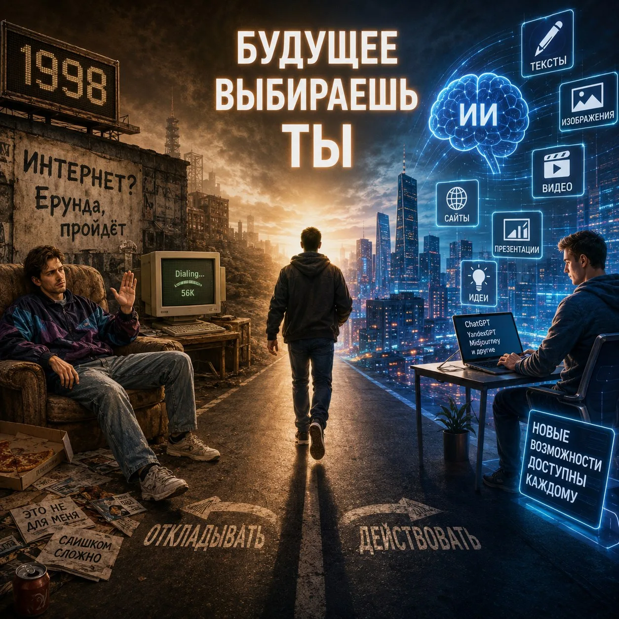 ⏳ ПРЕДСТАВЬТЕ, ЧТО СЕЙЧАС 1998 ГОД...

Здравствуйте, Дорогие Друзья!

Друг звонит вам и говорит:

— 