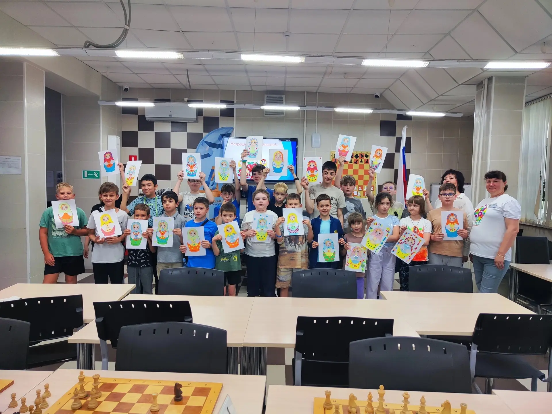 ✨ ♟️Летний лагерь с дневным пребыванием «Шахматное королевство» на базе МАУ ДО СШ «Ладья» стартовал 