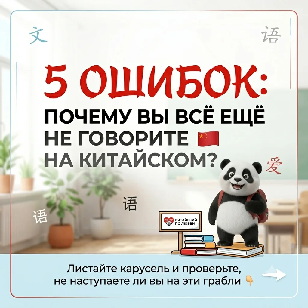 🛑 «Учу-чу, а толку ноль...» — почему буксует ваш китайский?