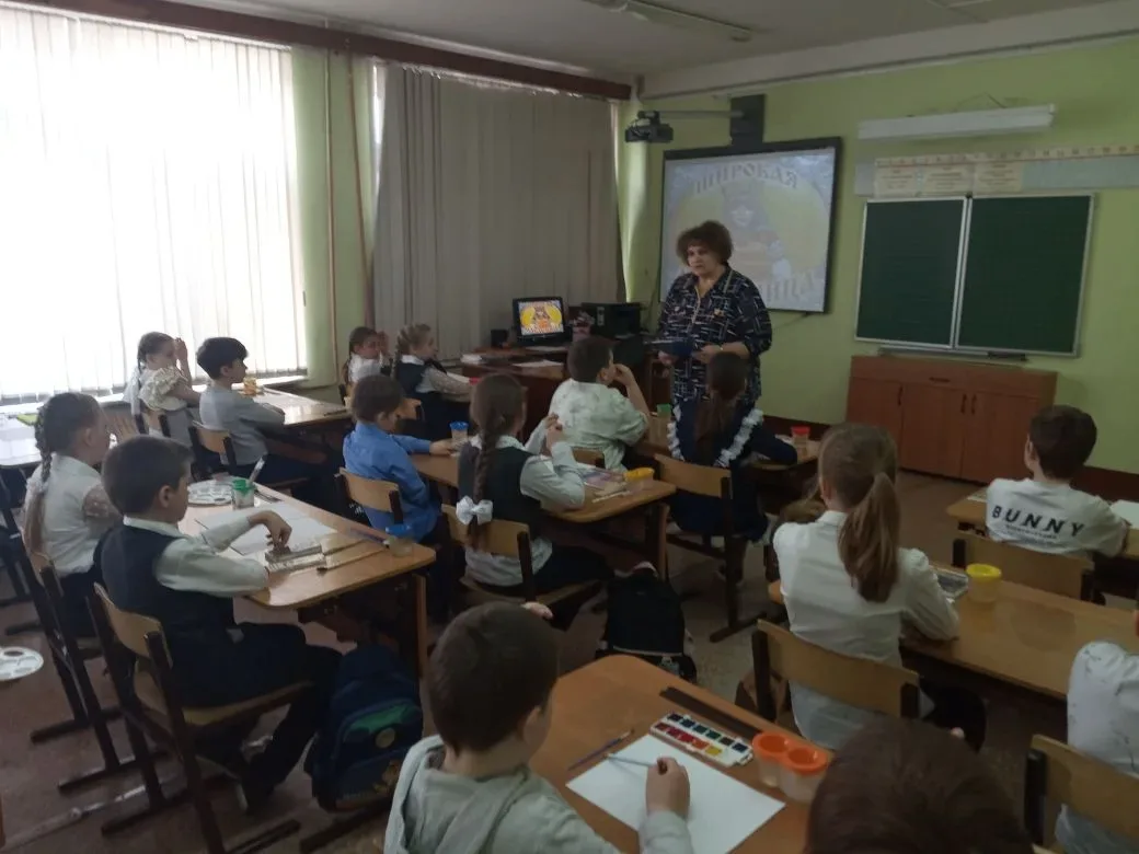 В рамках производственной педагогической практики студенты 4 курса Палехского художественного училищ