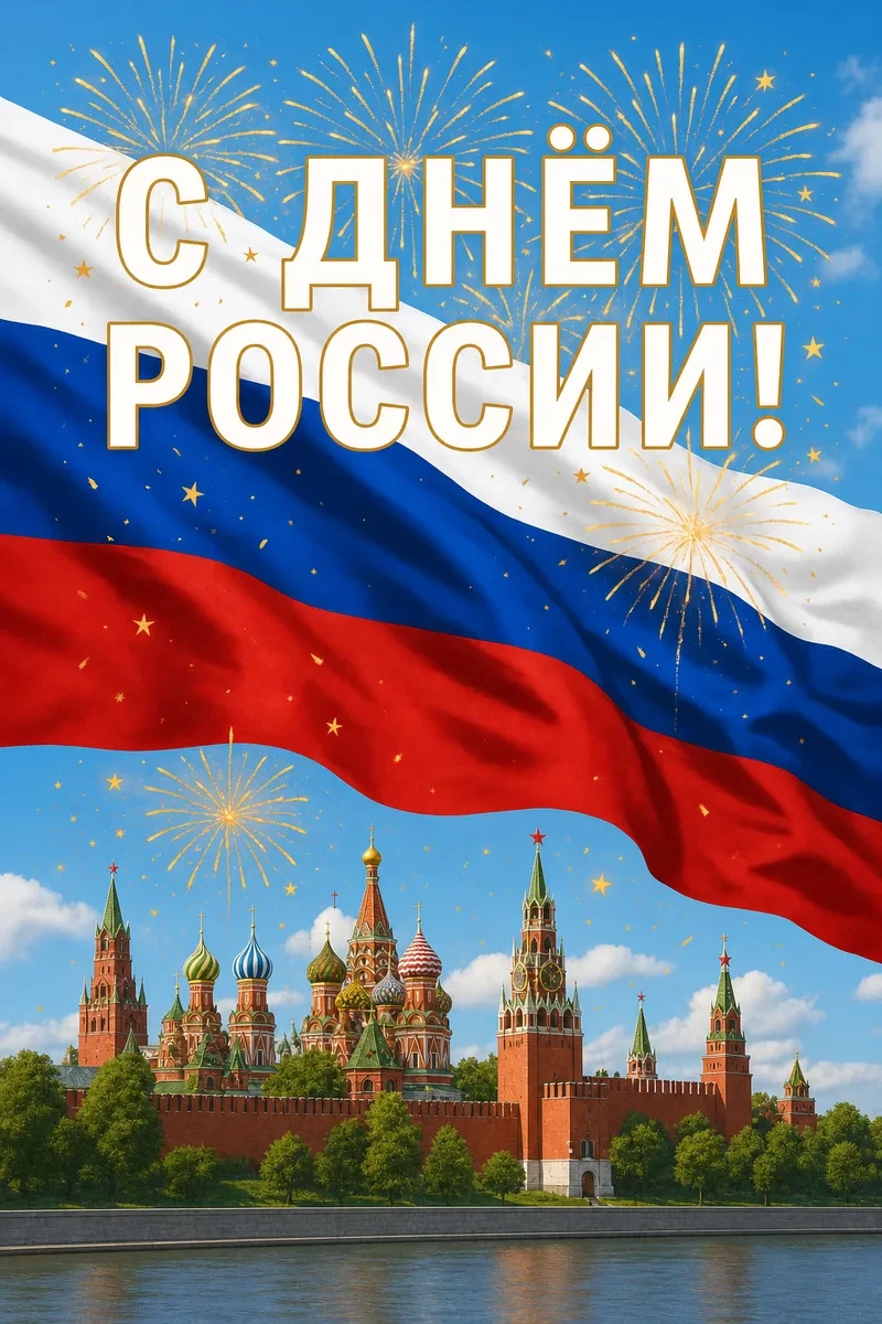 ДОРОГИЕ ДРУЗЬЯ! Поздравляем Вас с Днём России! 

День России символизирует единство и величие нашей 