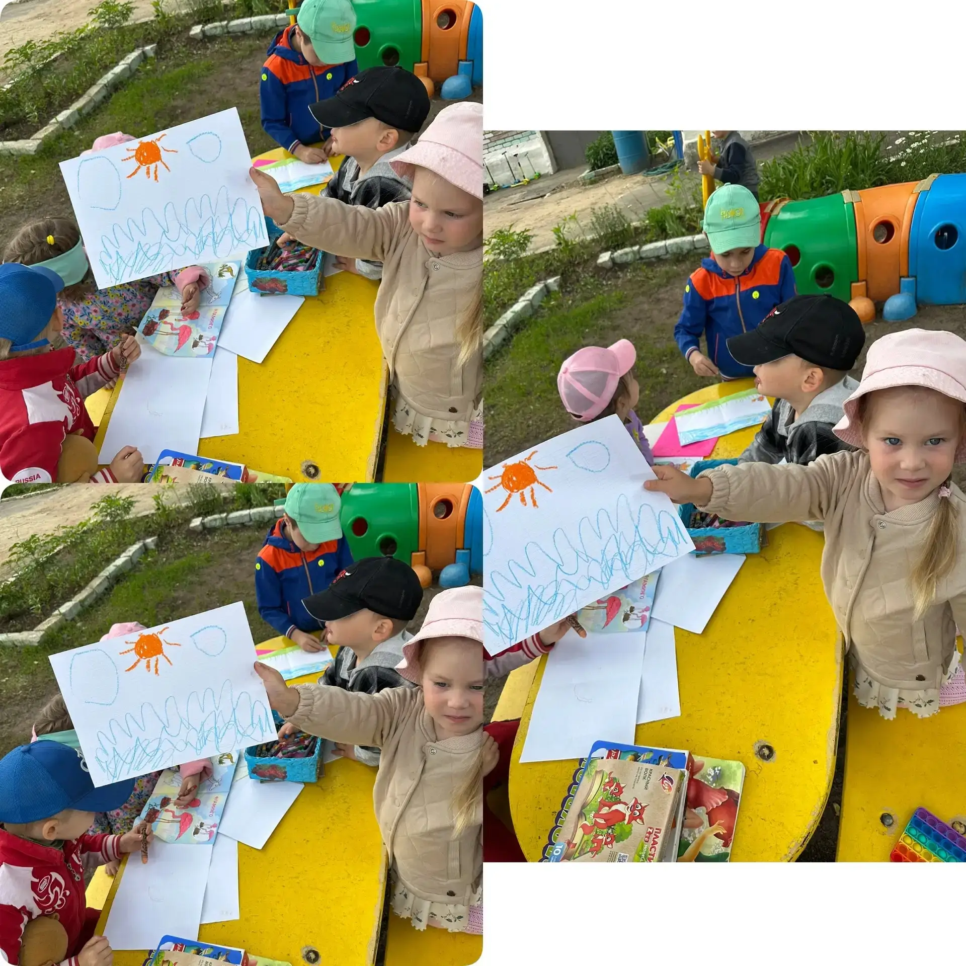 🎨☀️ Рисовать на свежем воздухе — это не просто удовольствие, это настоящее развитие!

Когда дети бе