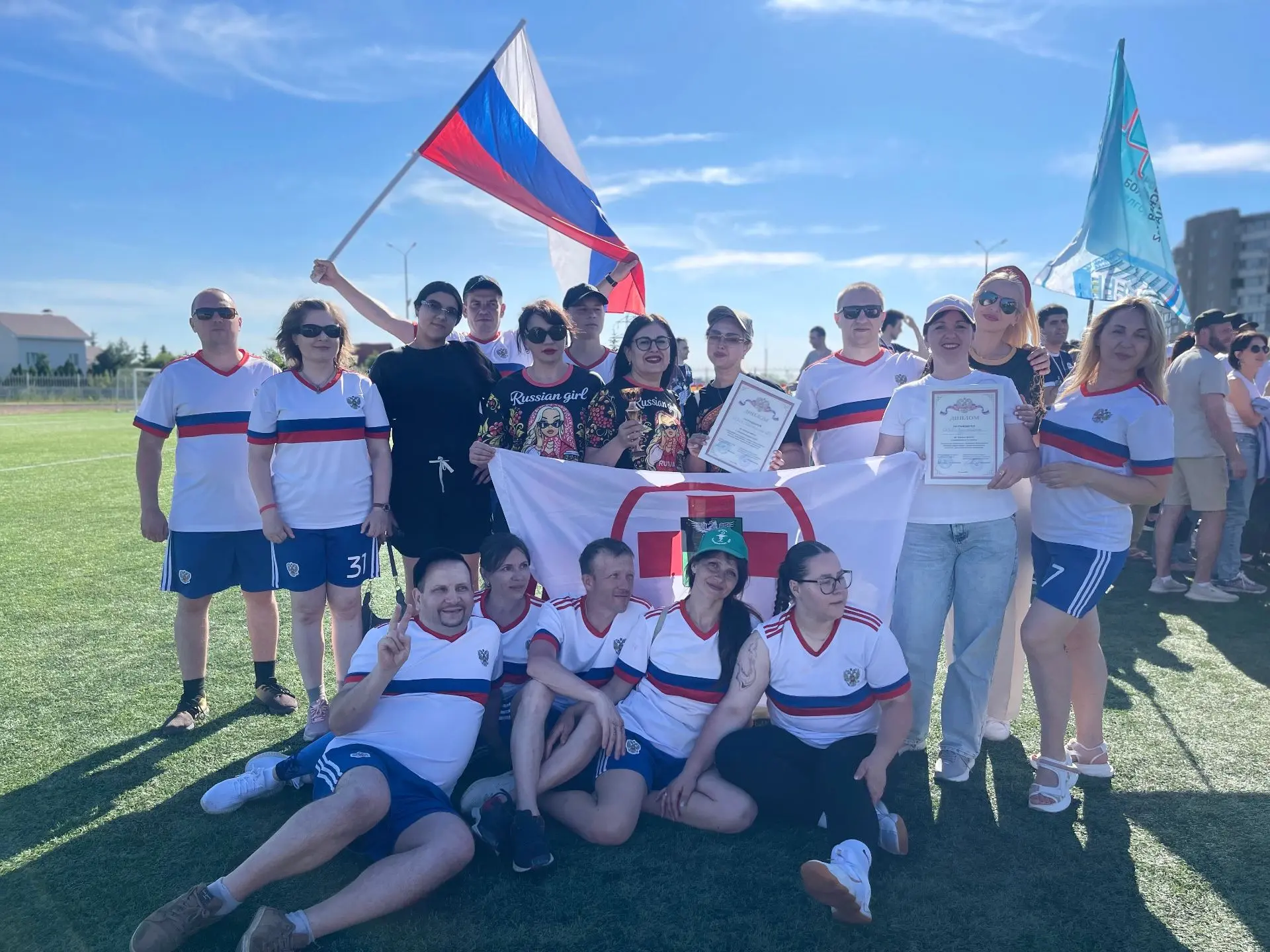 В здоровом теле — здоровый дух! 
Поздравляем наших медиков!

Вчера в области прошла яркая спартакиад