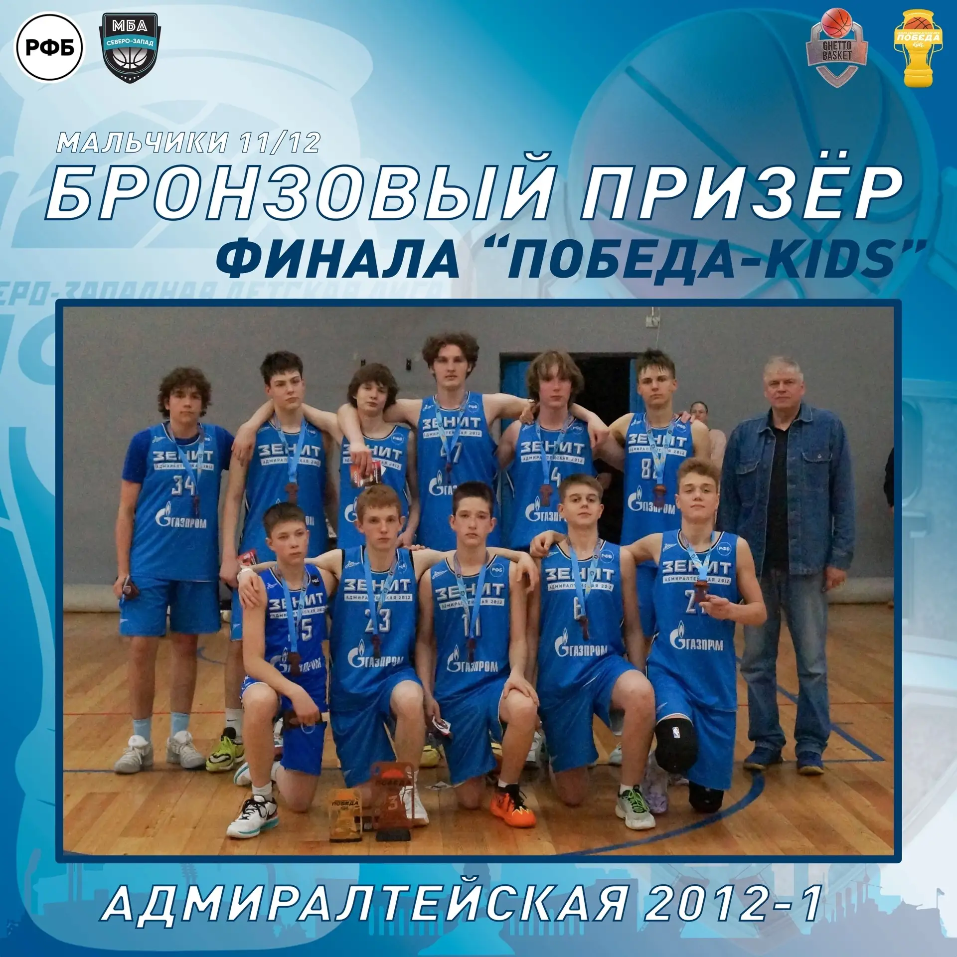 🏆 Итоги Северо-Западной детской лиги «ПОБЕДА-KIDS» в категории мальчиков 2011-2012 года рождения!🏆