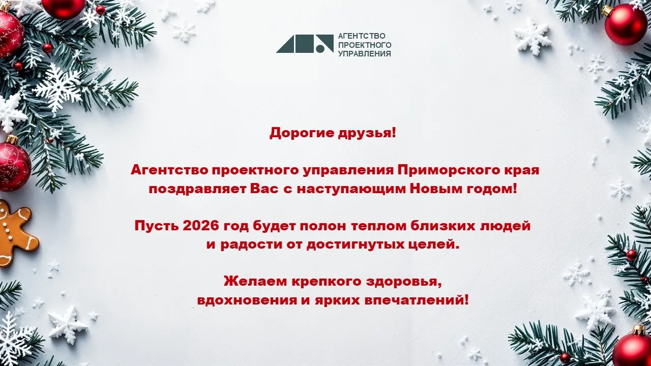 Дорогие друзья!

От всего коллектива Агентства проектного управления Приморского края поздравляем ва