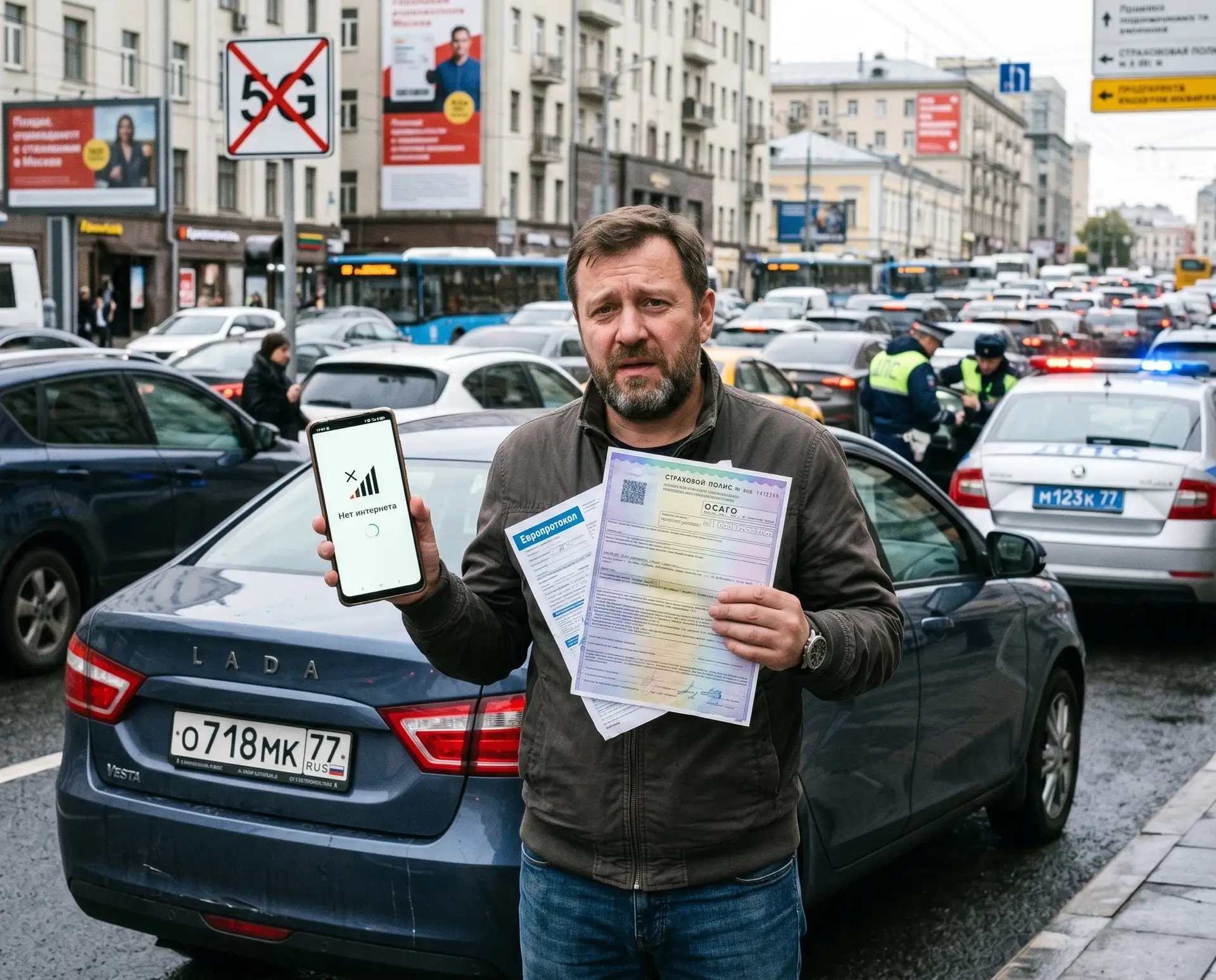 Майские праздники без интернета: водителям внезапно понадобились бумажные полисы ОСАГО 😅

Похоже, м