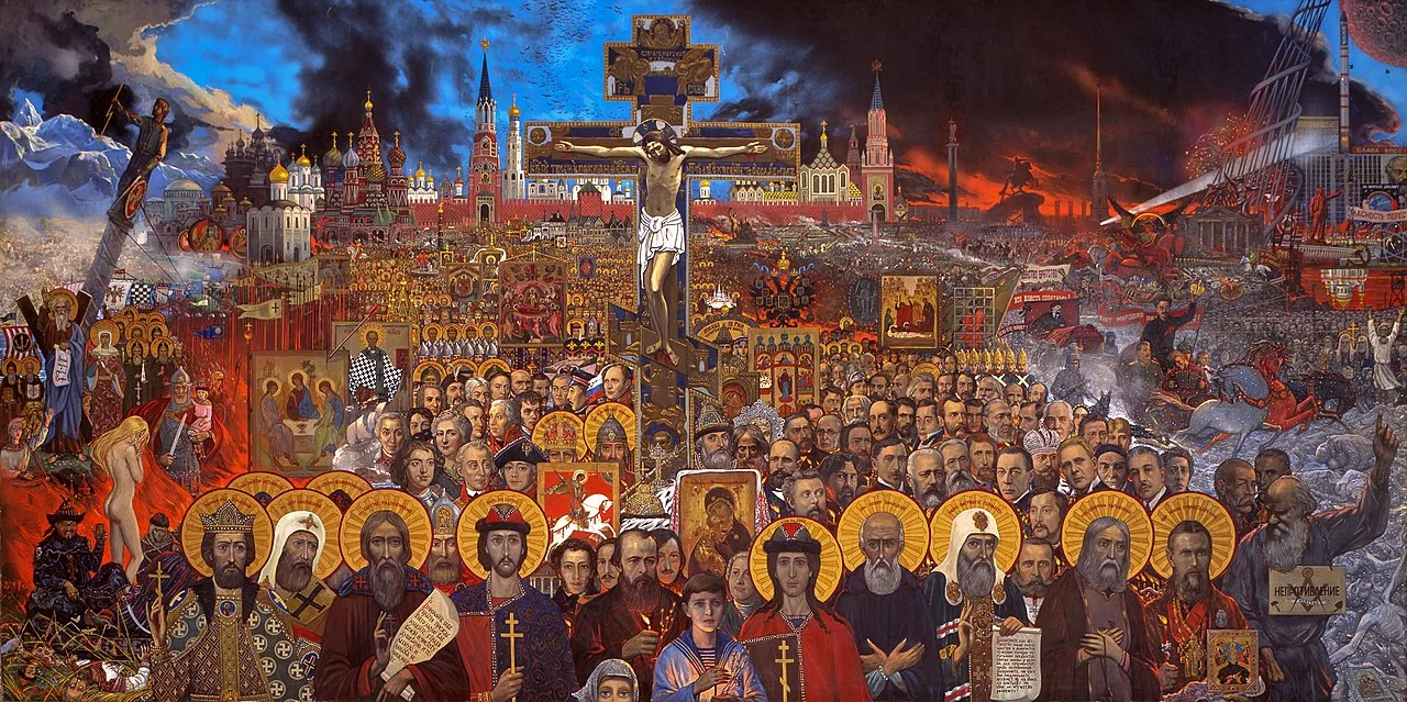 «Вечная Россия», Илья Глазунов, 1988 год.

С Днём России, соотечественники!