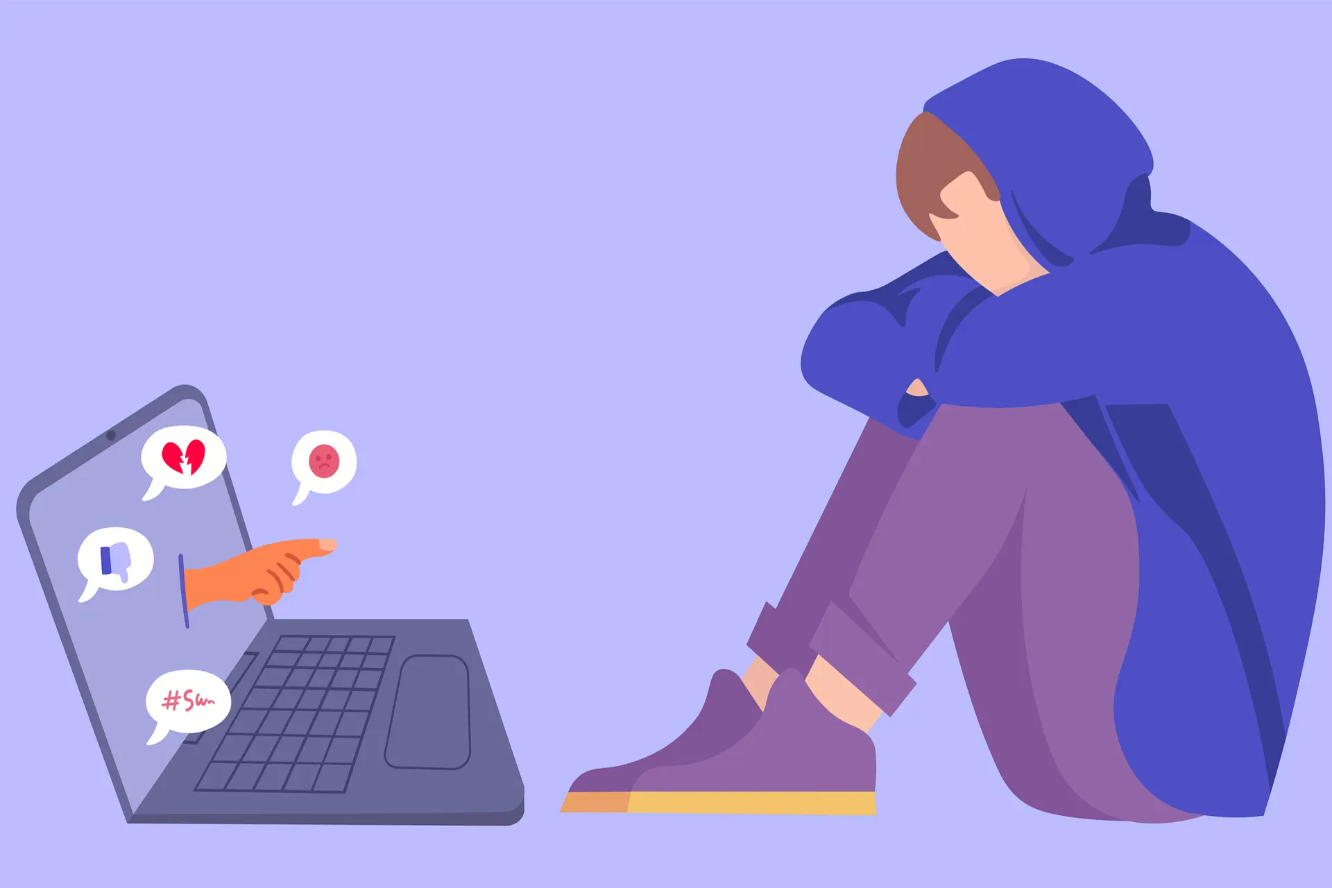 Кибербуллинг — не приговор, а проблема, которую можно решить!
⁣
72 % подростков сталкивались с травл