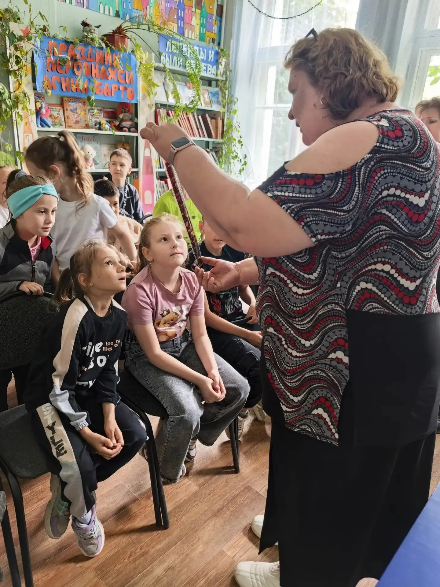 📖Сегодня 3 отряд посетил  филиал детской библиотеки г. Венева. Ребята познакомились с устройством п