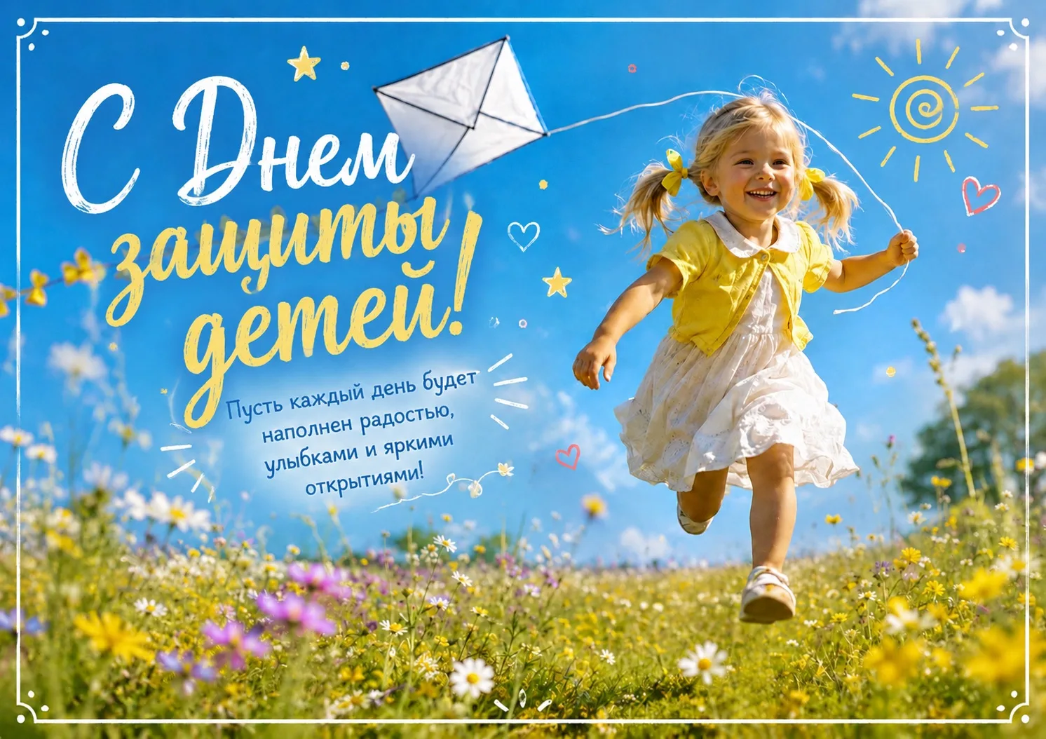 🌈 С Днём защиты детей! 🌈

Детство — это время мечтаний, открытий и счастливых улыбок. И сегодня мы