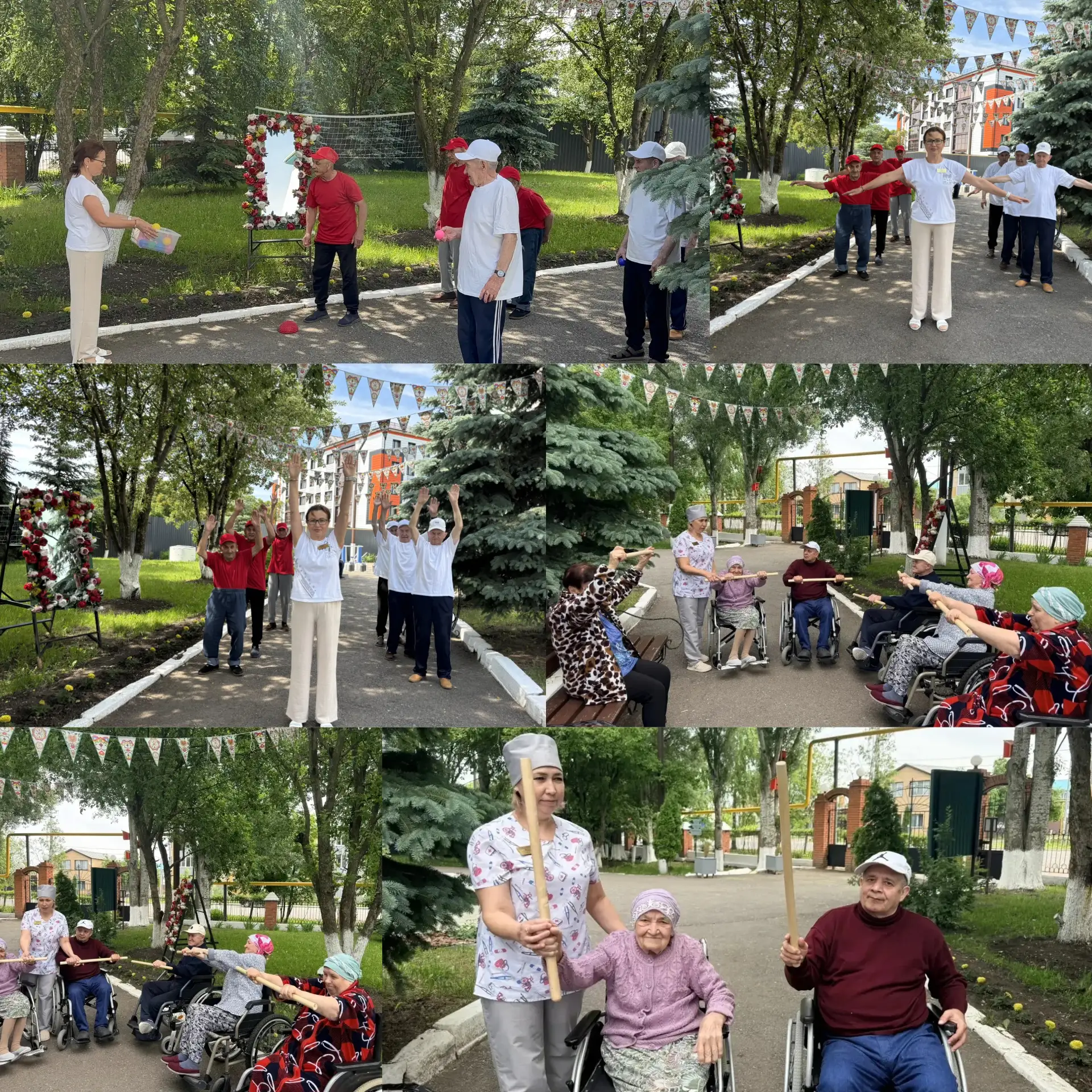 В рамках проведения Недели физической активности сотрудники ГАУСУ «Дом-интернат для престарелых и ин