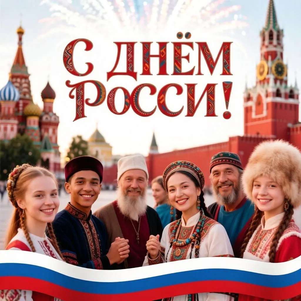 Сегодня мы отмечаем великий праздник — День России! 🇷🇺 

Наша страна славится богатством традиций,