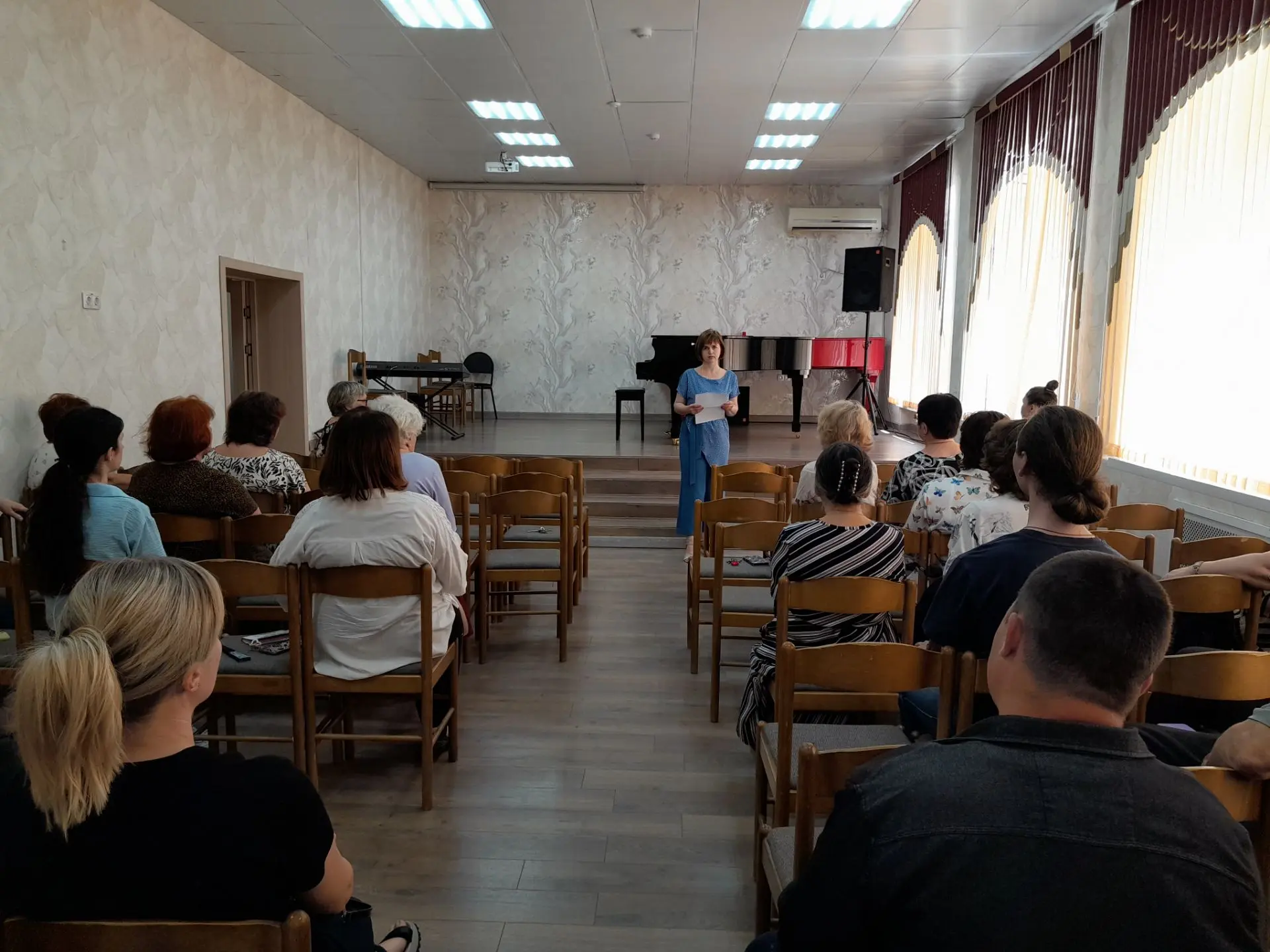 На собрании преподавателей ДМШ N1 19 июня директор Маркосян И.С. провела беседу о противодействии из