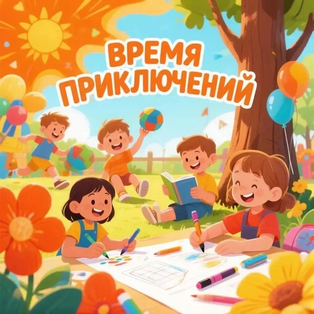 ☀️ Друзья, внимание! 
Мы открываем набор на нашу суперпозитивную летнюю площадку «Время приключений»