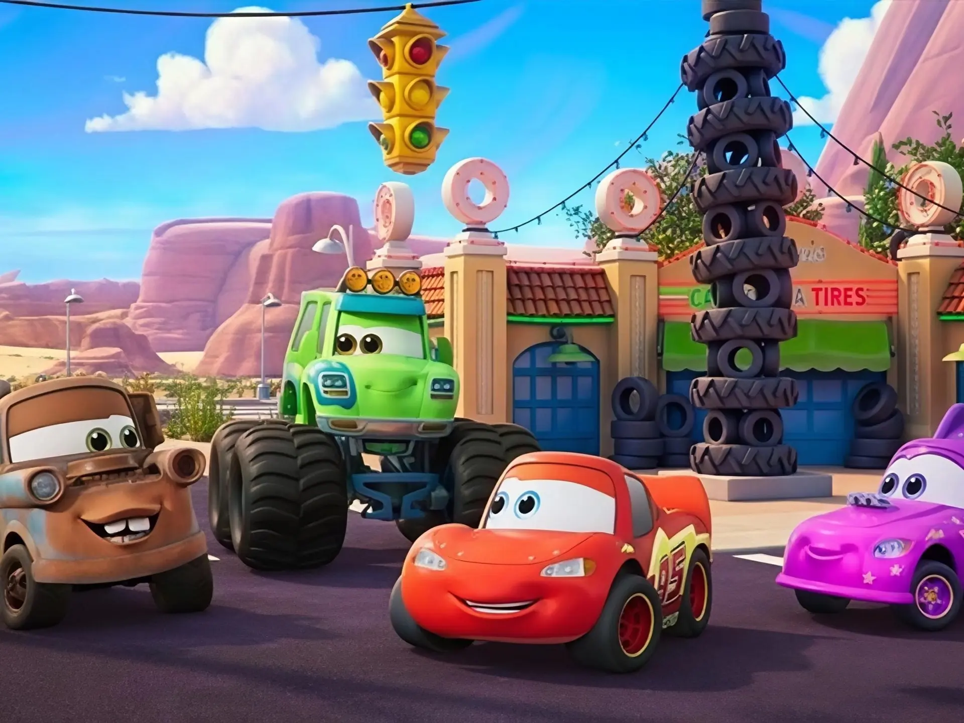 🚗 Disney Jr. поделился первым официальным анонсом грядущего сериала «Тачки: Молниеносные гонки». Вп